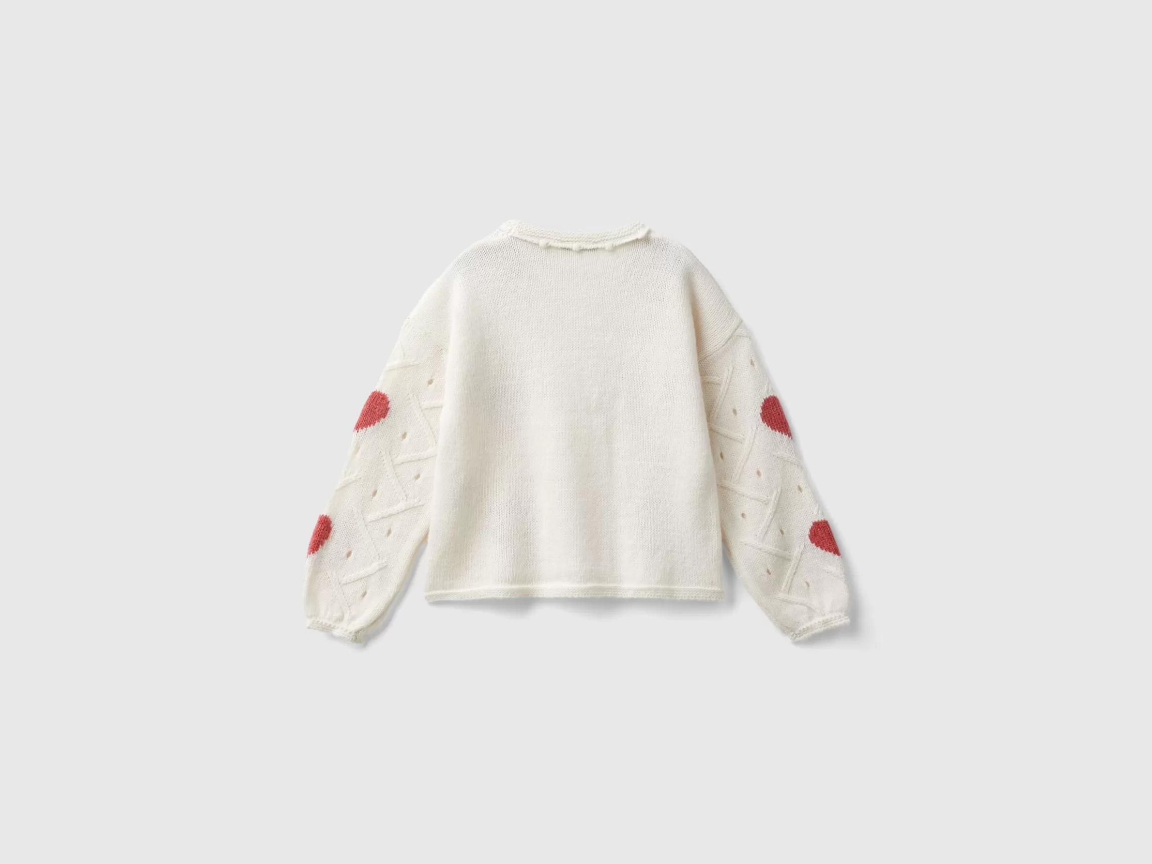United Colors of Benetton Sweater with heart inlay