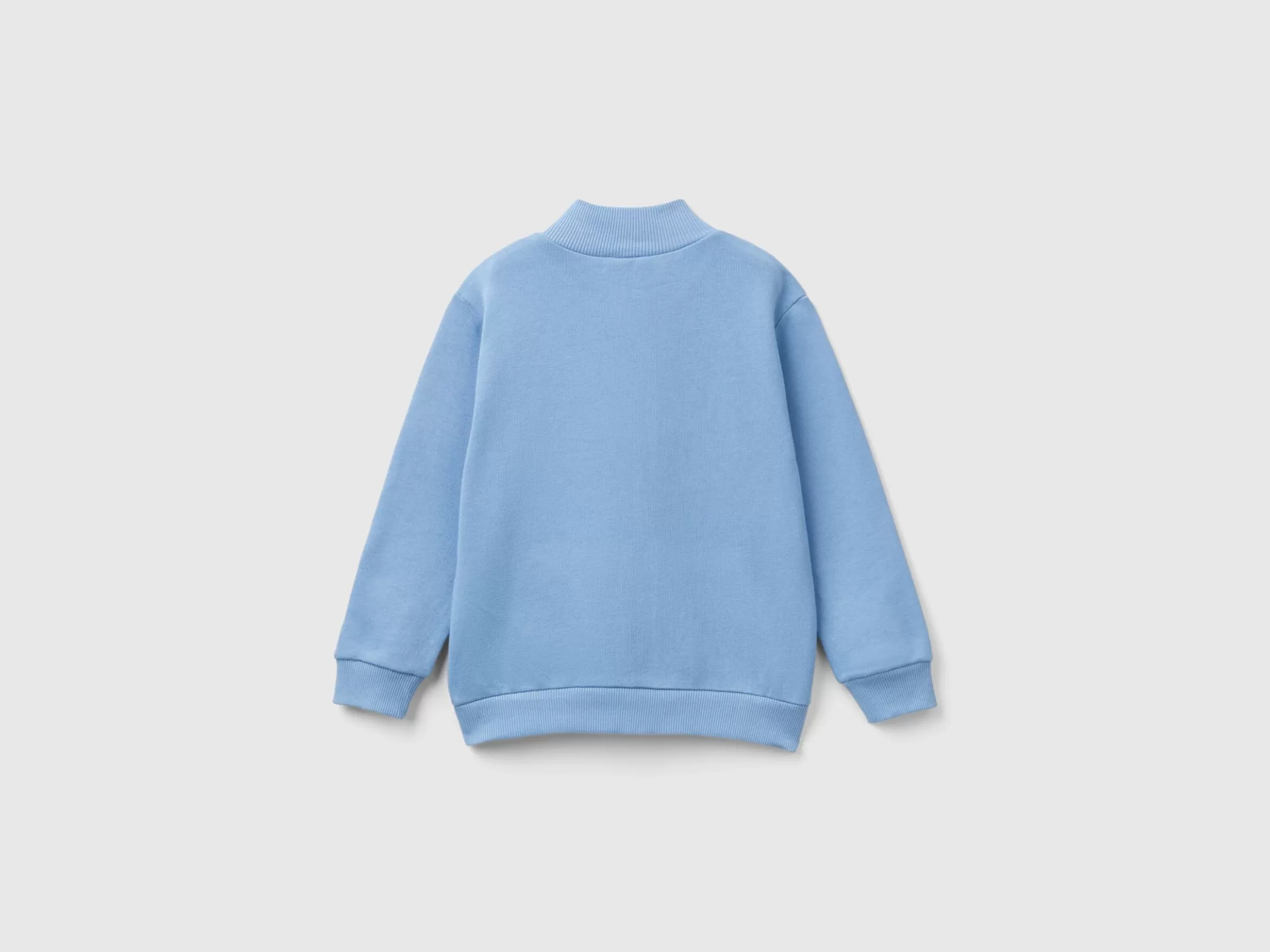 United Colors of Benetton Sweatshirt in organic cotton with zip