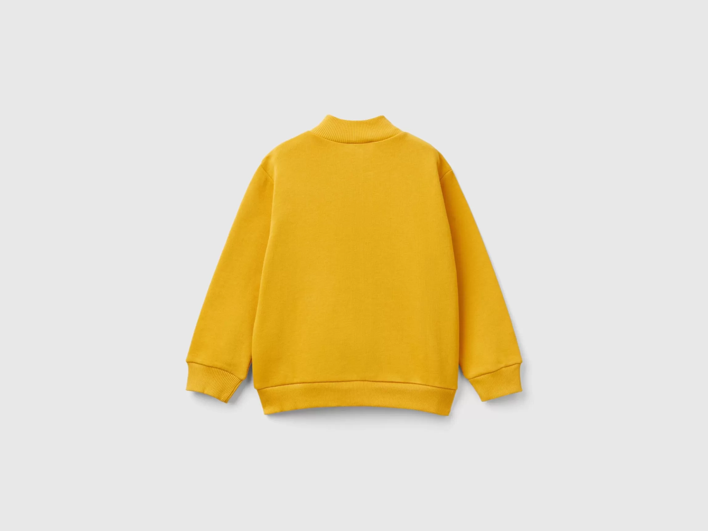 United Colors of Benetton Sweatshirt in organic cotton with zip
