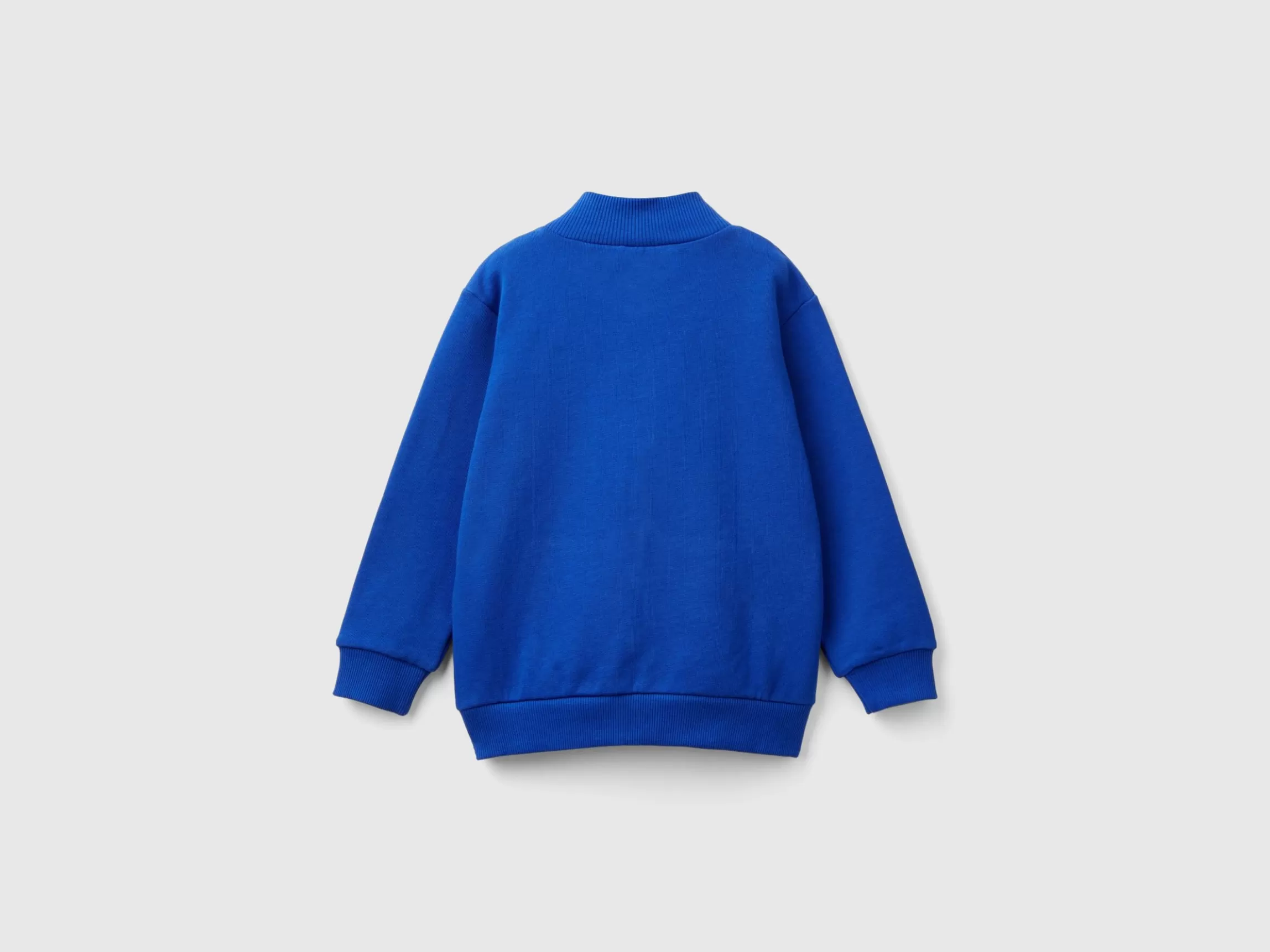 United Colors of Benetton Sweatshirt in organic cotton with zip