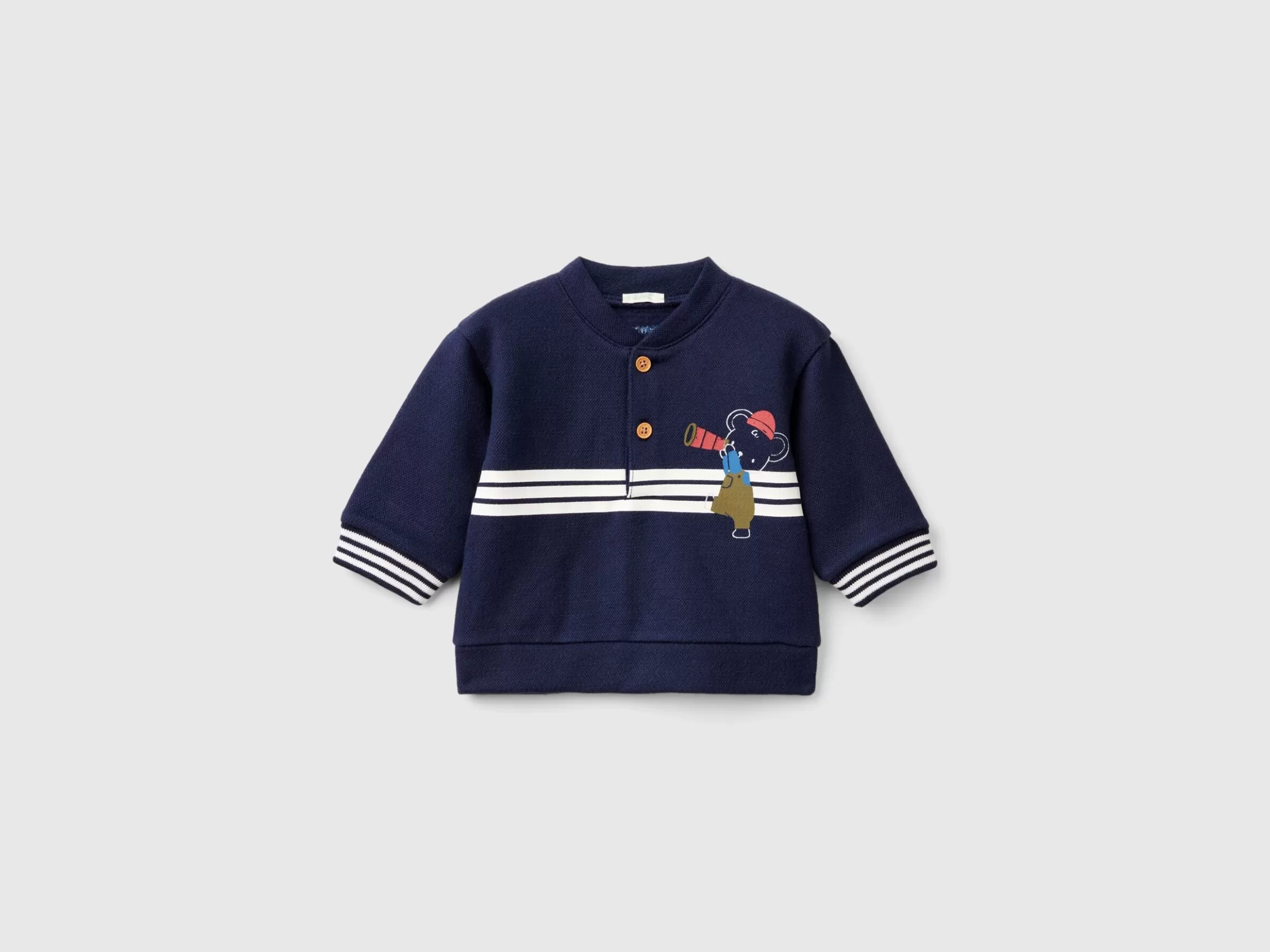 United Colors of Benetton Sweatshirt with animal print