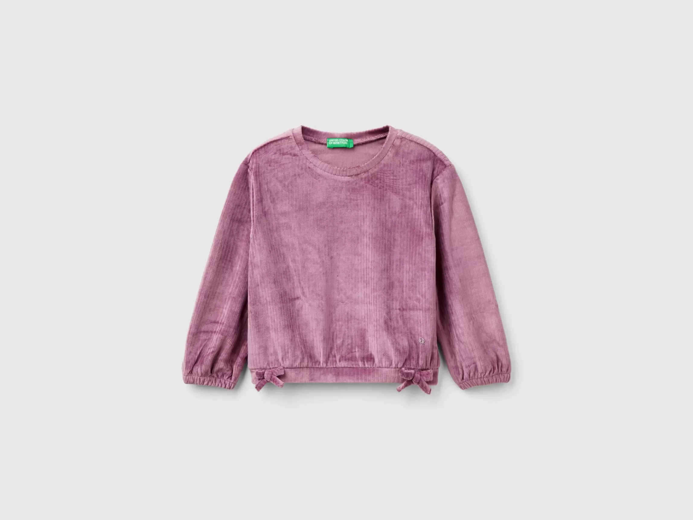 United Colors of Benetton Sweatshirt with chenille bows