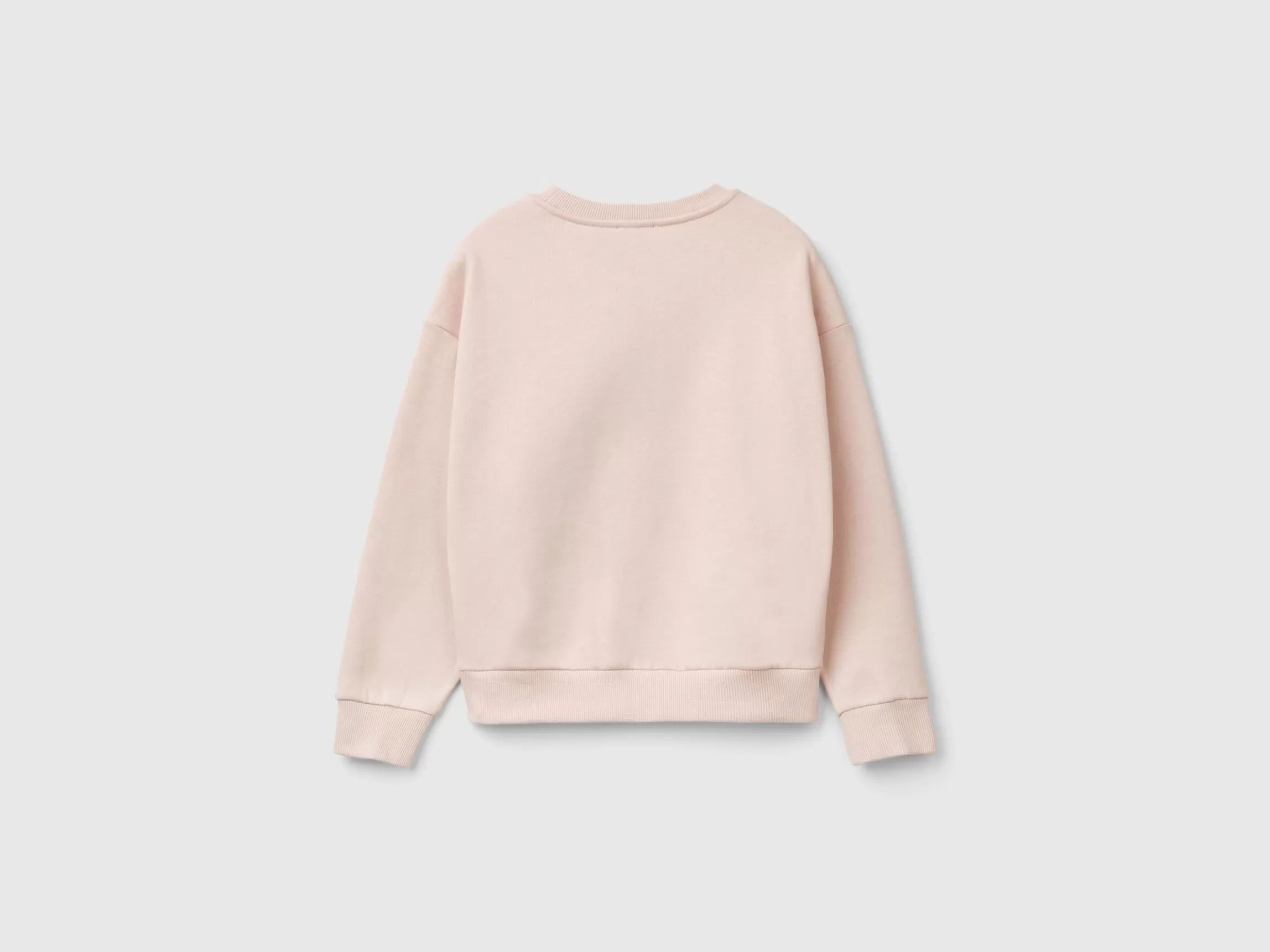United Colors of Benetton Sweatshirt with heart sequins