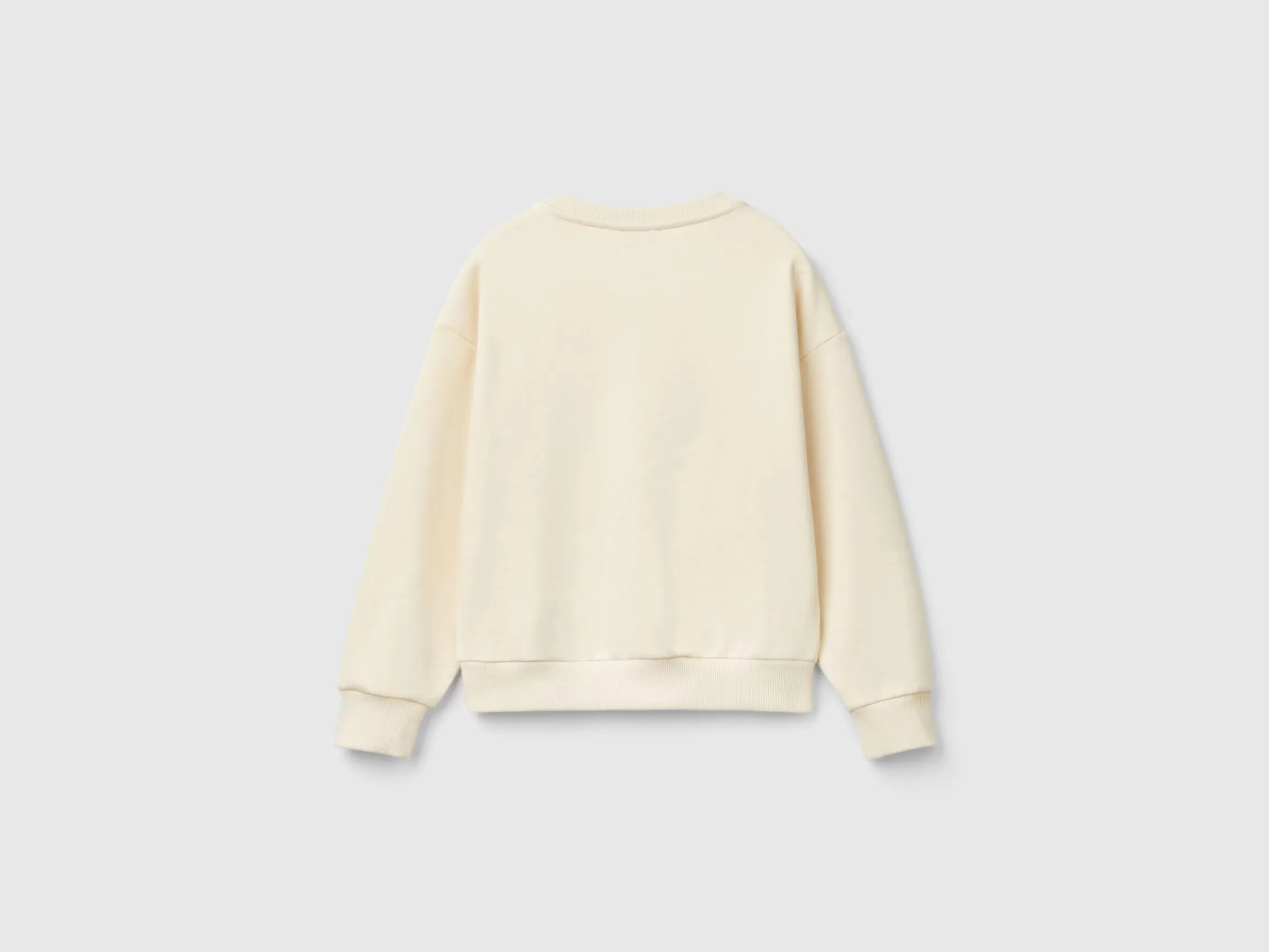 United Colors of Benetton Sweatshirt with heart sequins