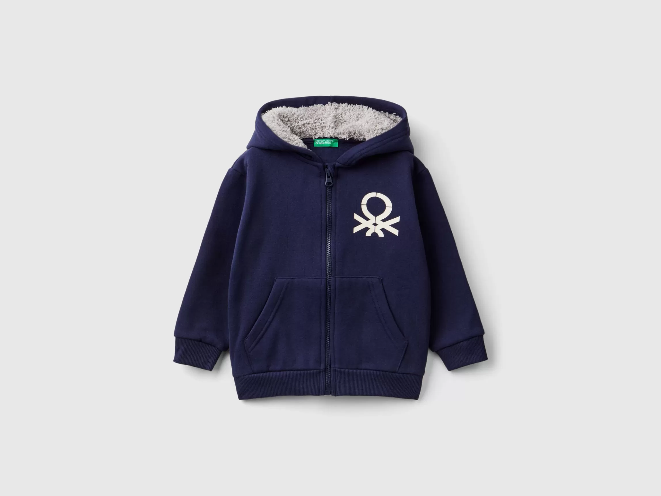 United Colors of Benetton Sweatshirt with lined hood