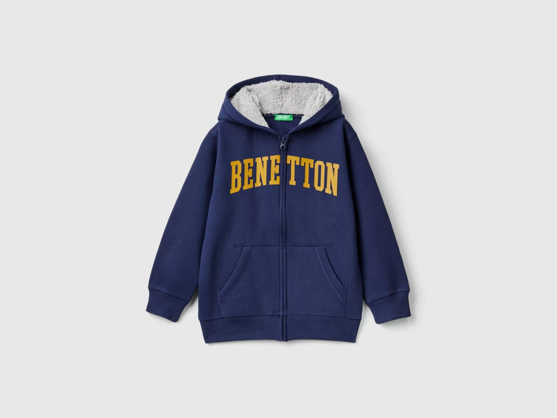 United Colors of Benetton Sweatshirt with lined hood