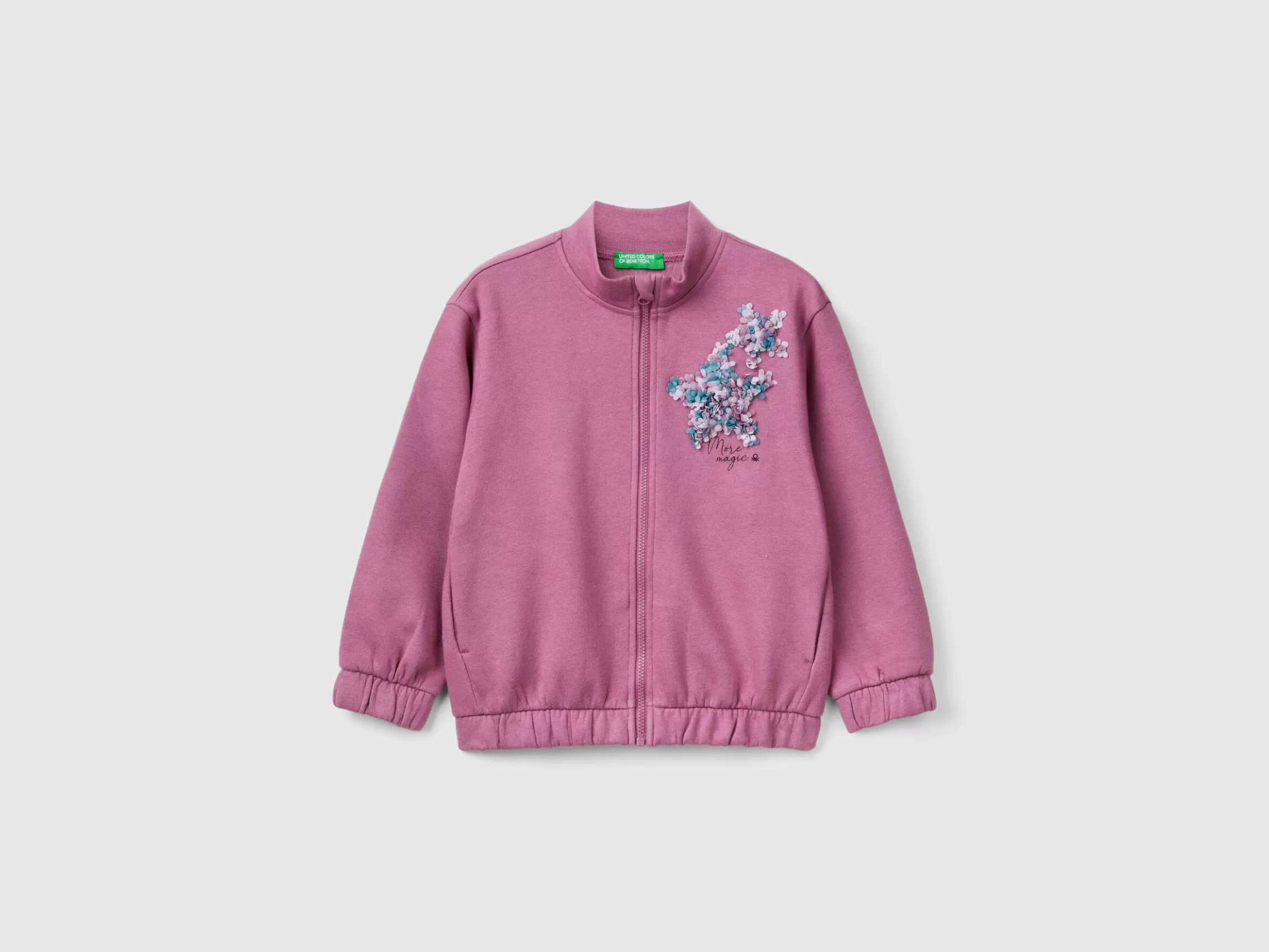 United Colors of Benetton Sweatshirt with petal applique