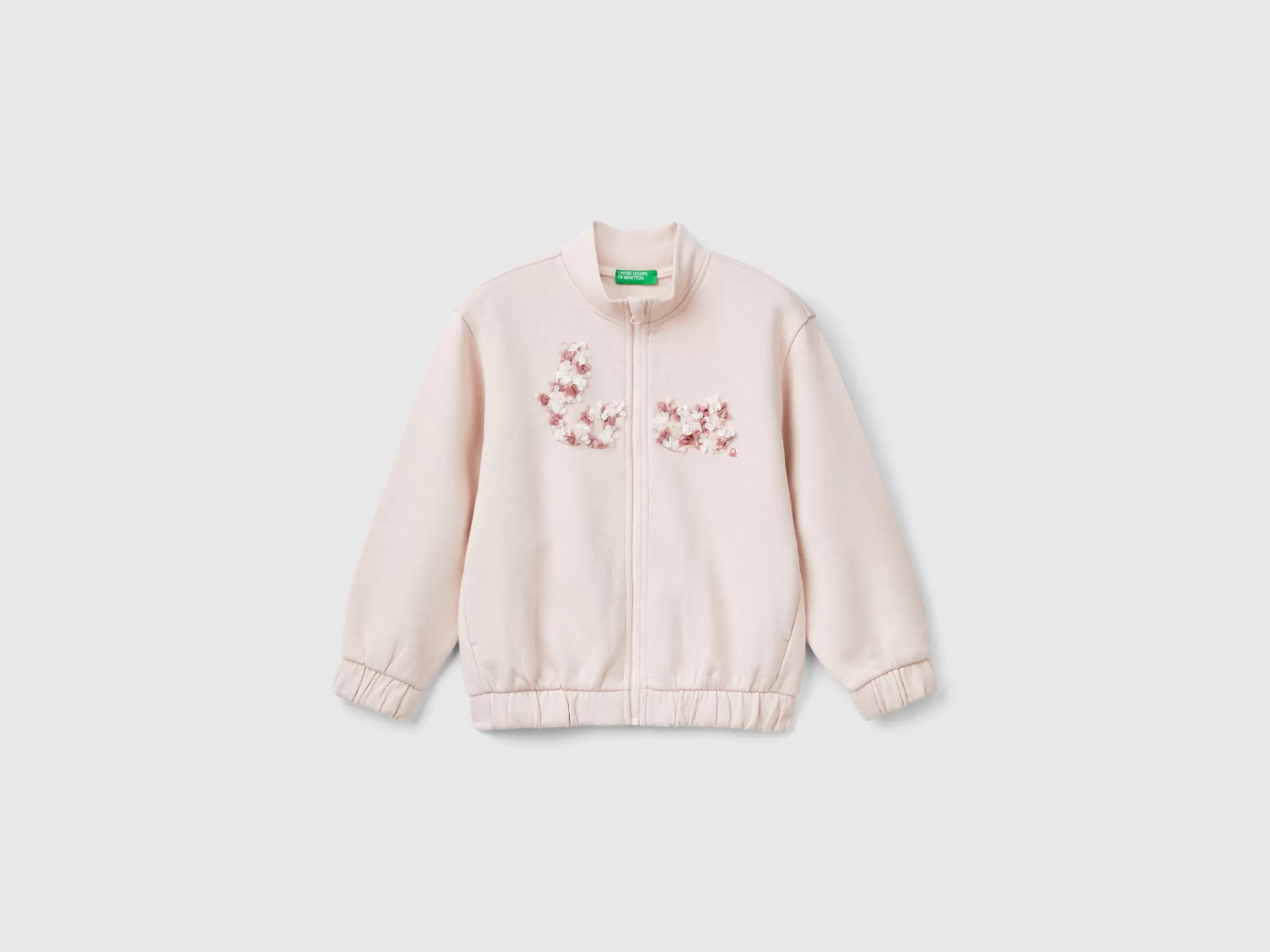 United Colors of Benetton Sweatshirt with petal applique