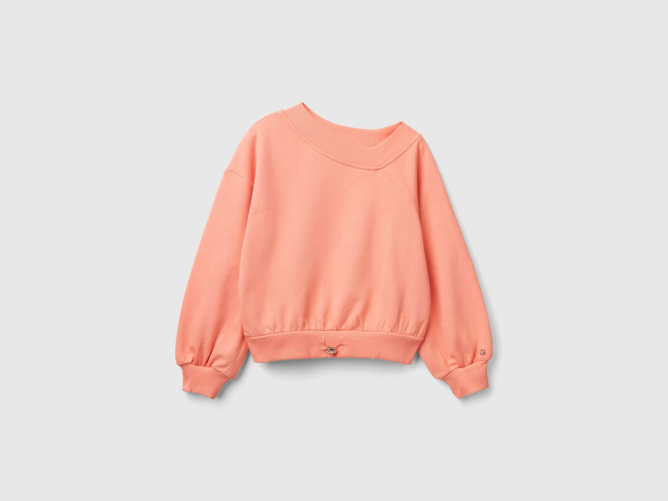 United Colors of Benetton Sweatshirt with uneven neckline
