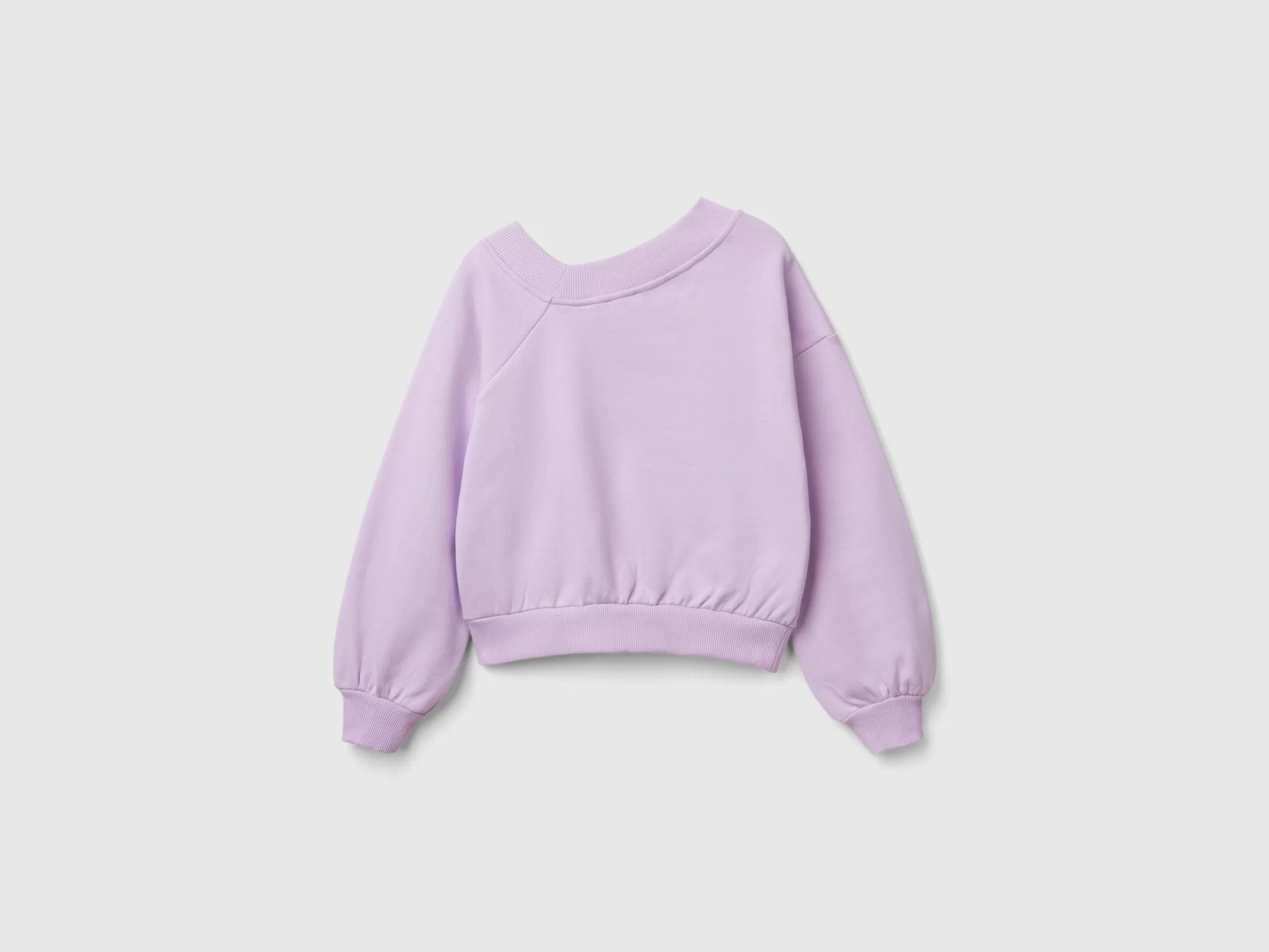 United Colors of Benetton Sweatshirt with uneven neckline