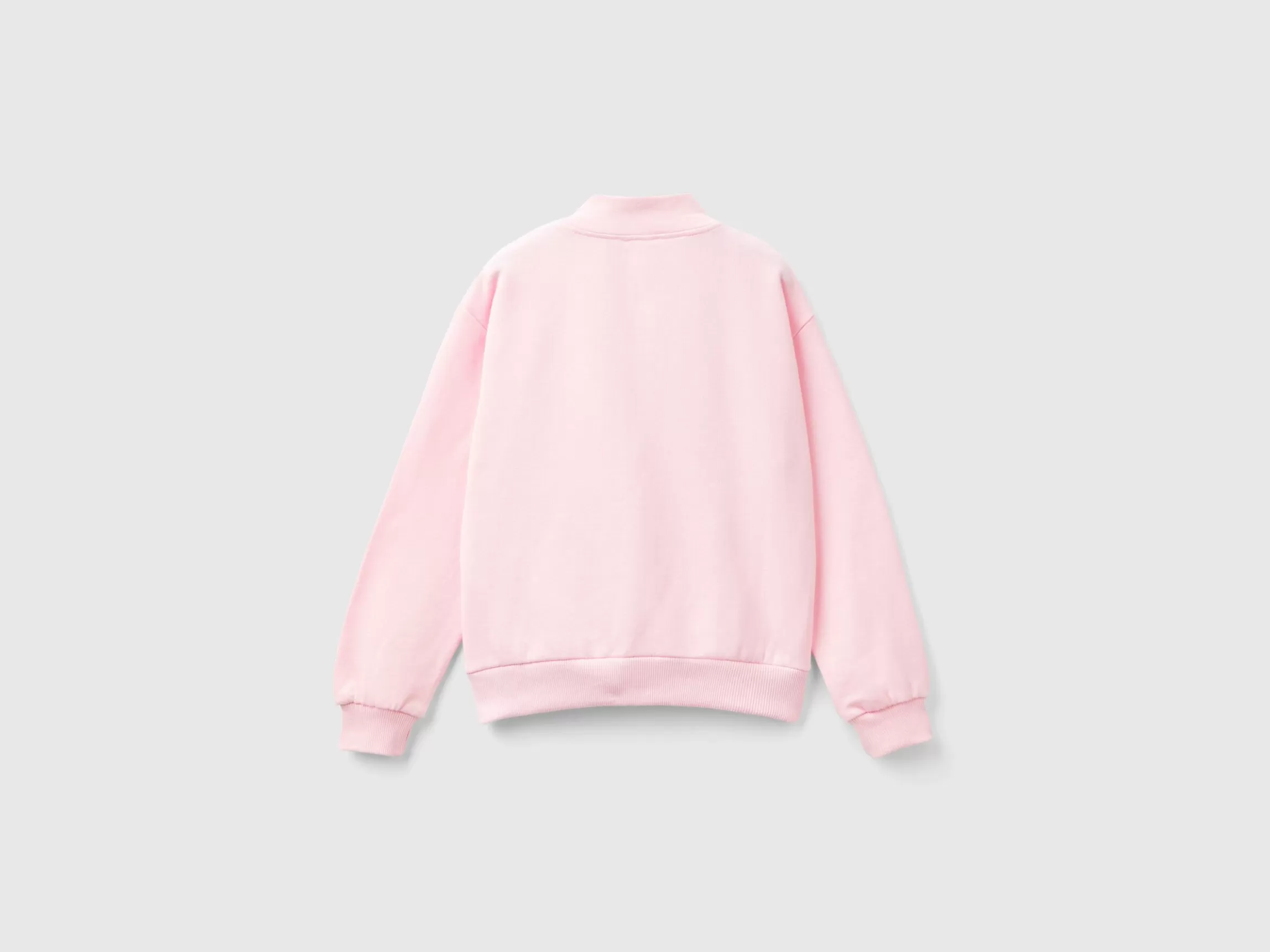 United Colors of Benetton Sweatshirt with zip and collar