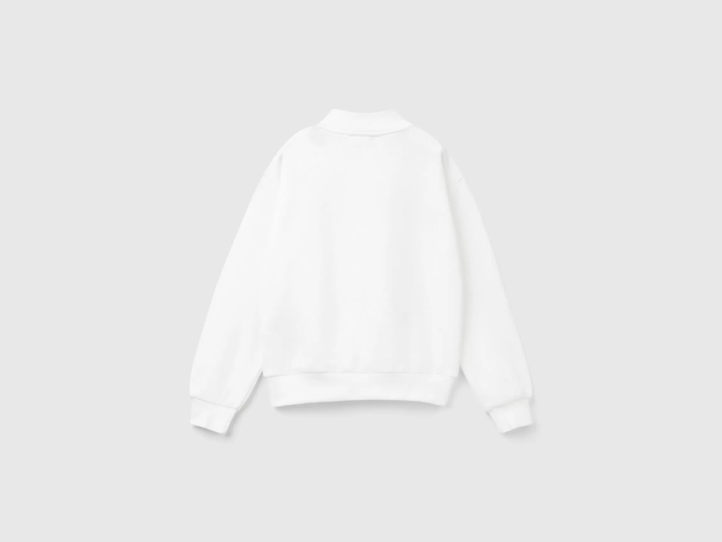 United Colors of Benetton Sweatshirt with zip and collar