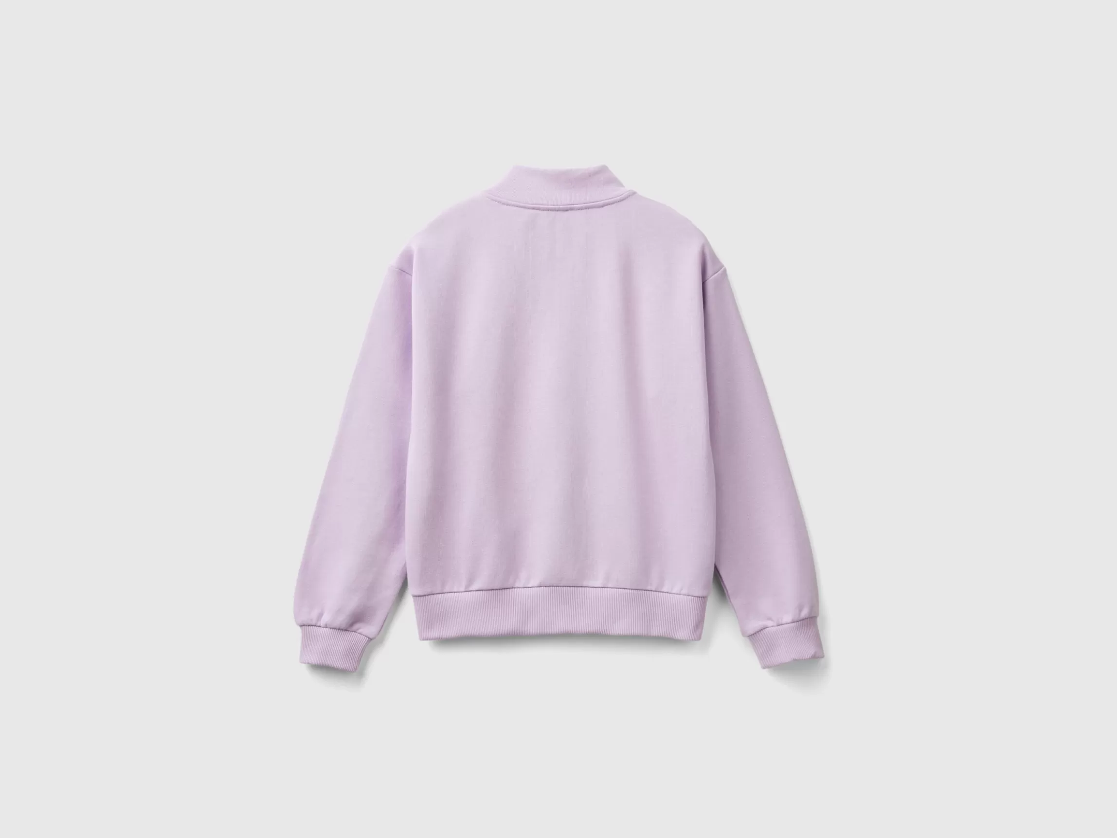 United Colors of Benetton Sweatshirt with zip and collar
