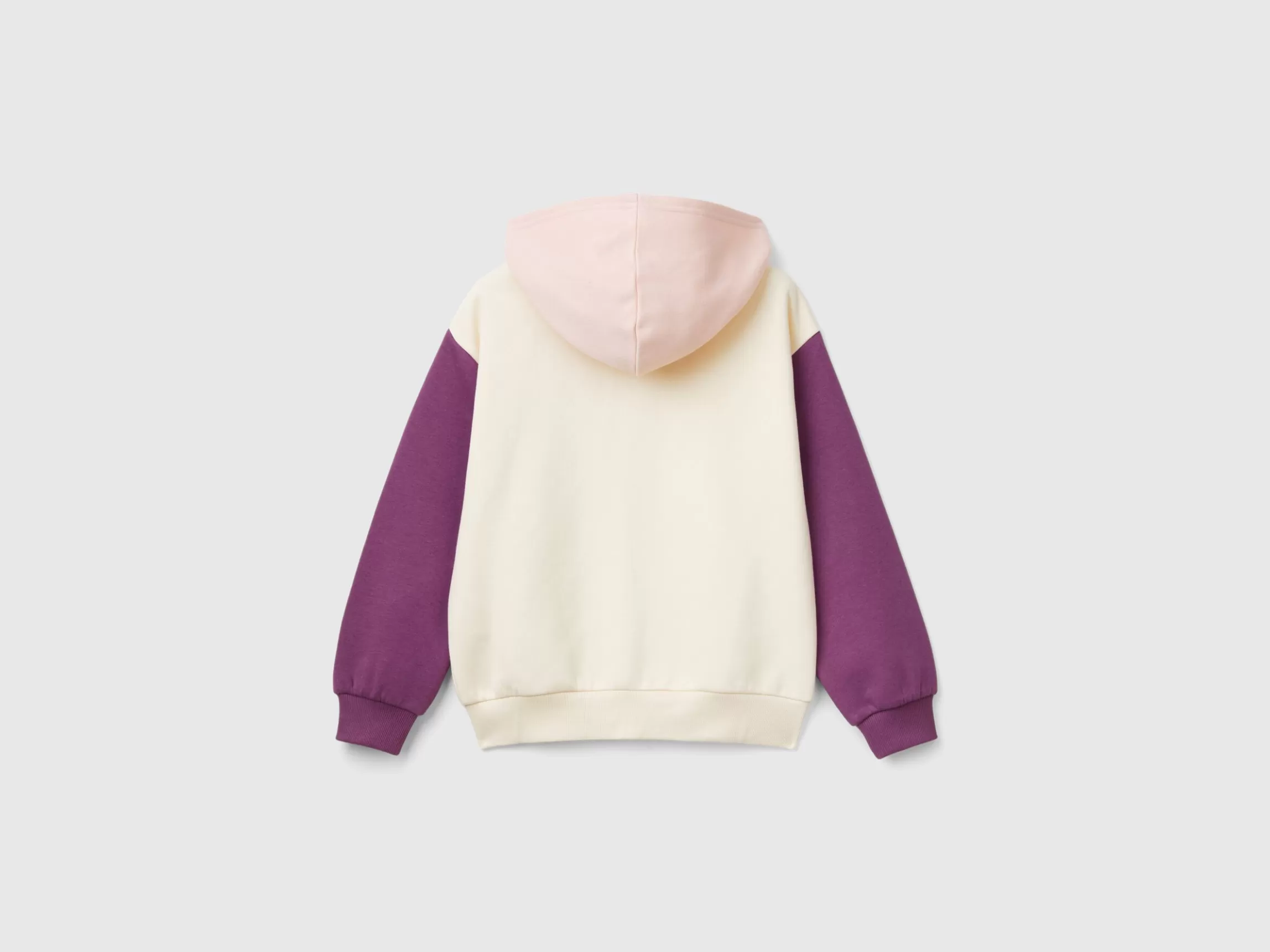 United Colors of Benetton Sweatshirt with zip and sequins