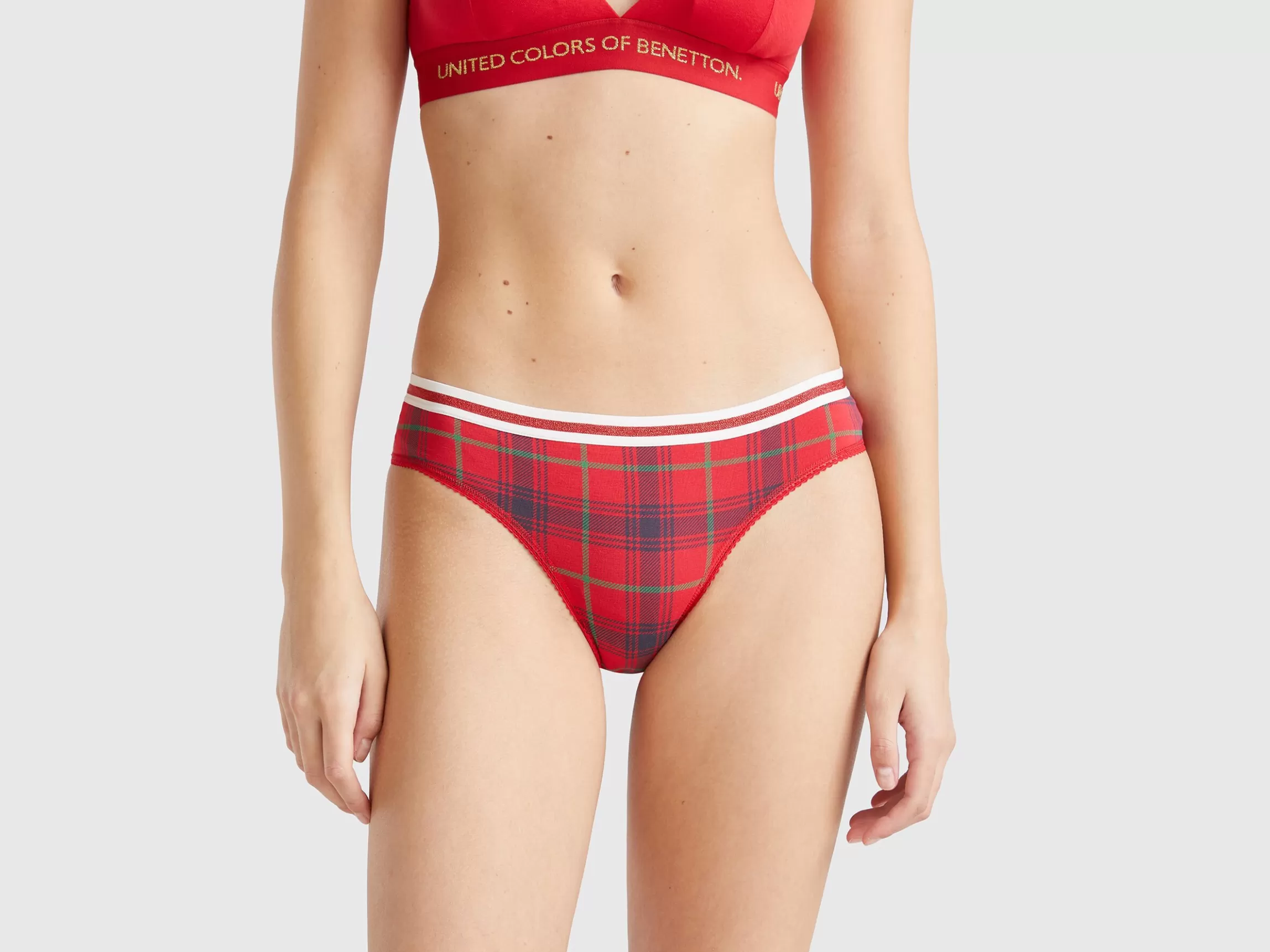 United Colors of Benetton Tartan briefs