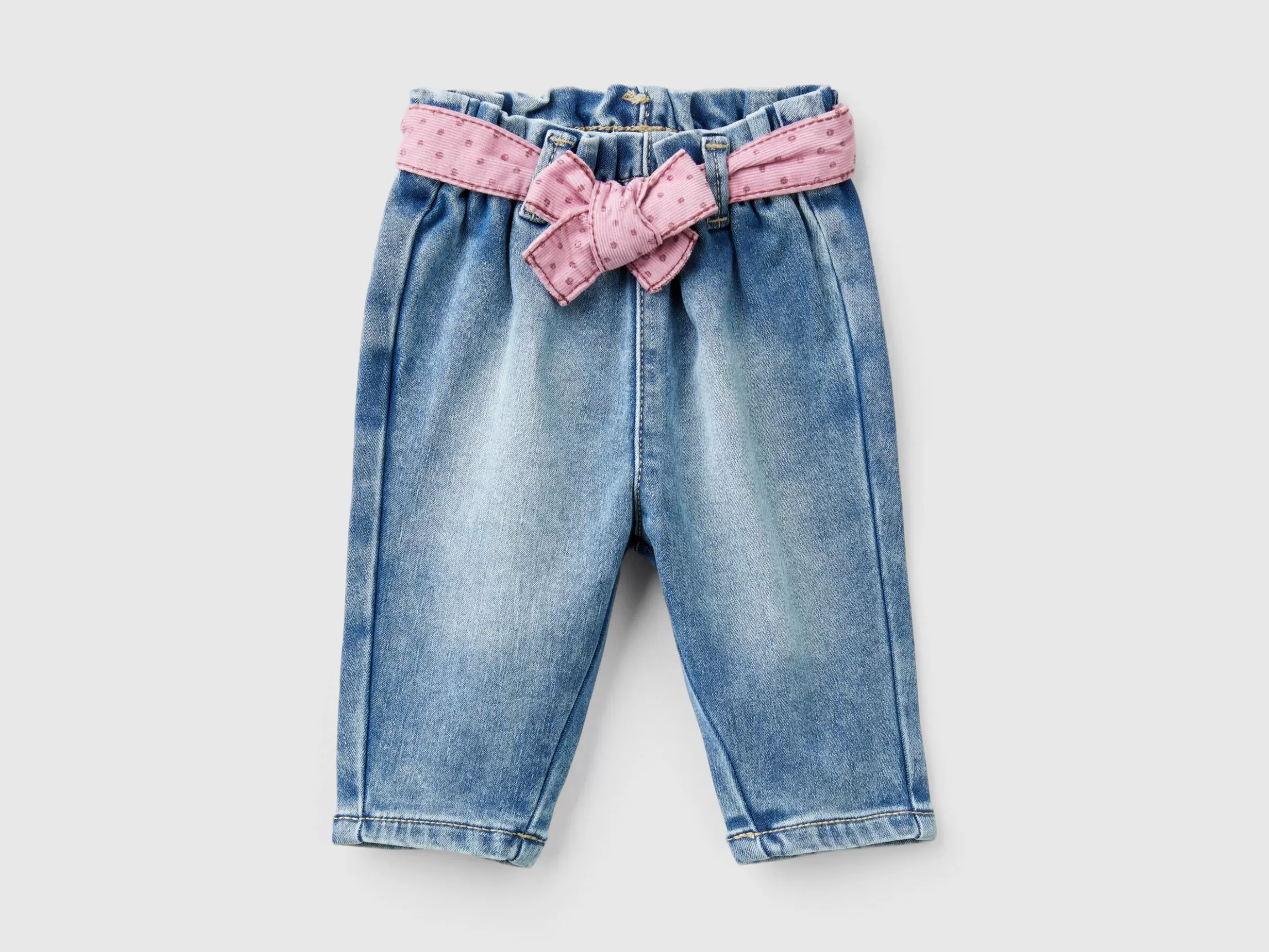 United Colors of Benetton Thermal jeans with sash
