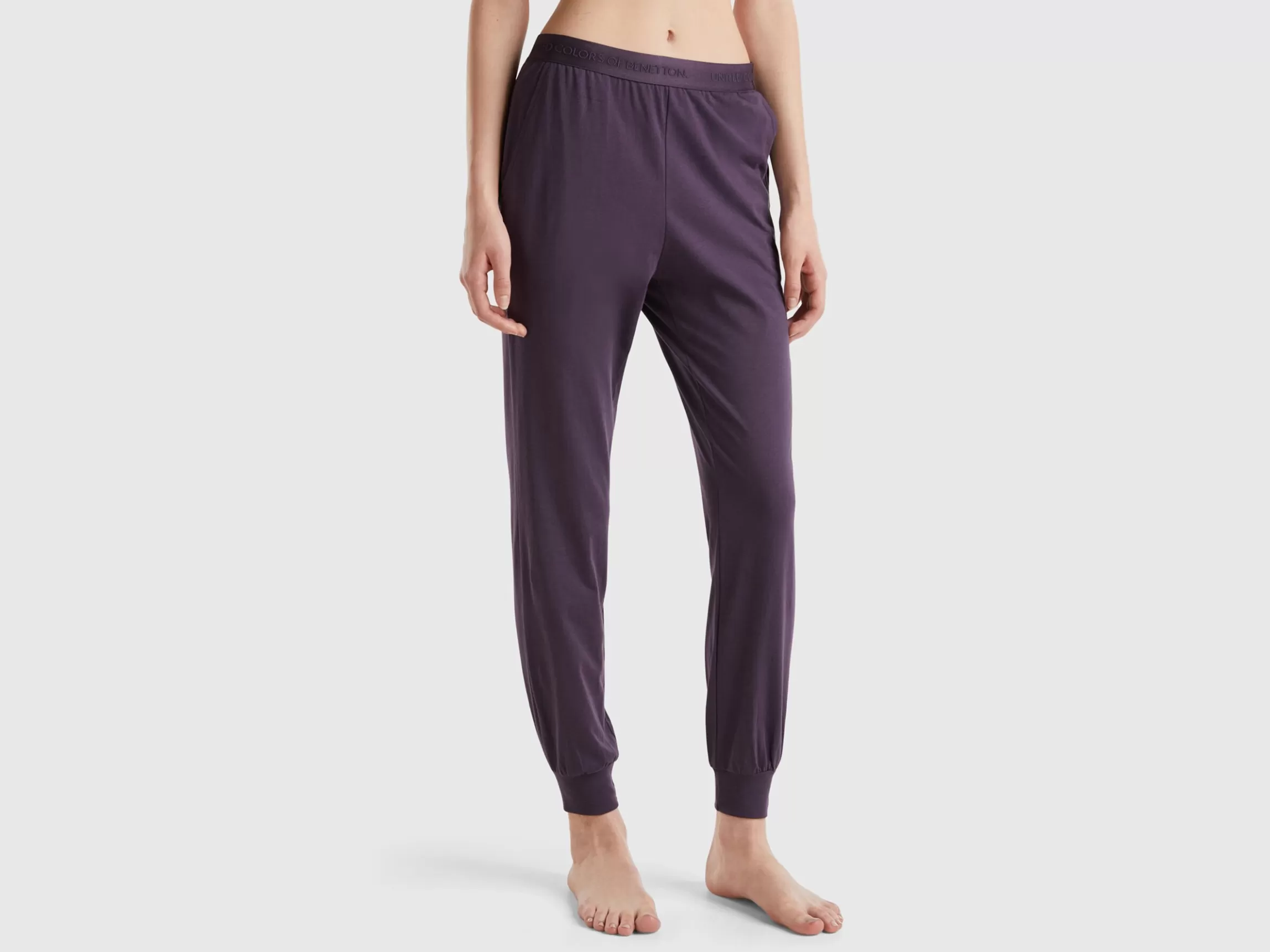 United Colors of Benetton Trousers in pure linen