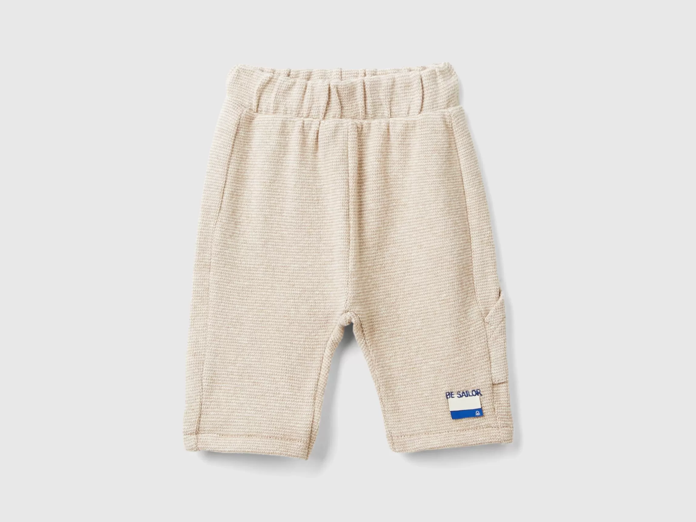 United Colors of Benetton Trousers in recycled cotton blend