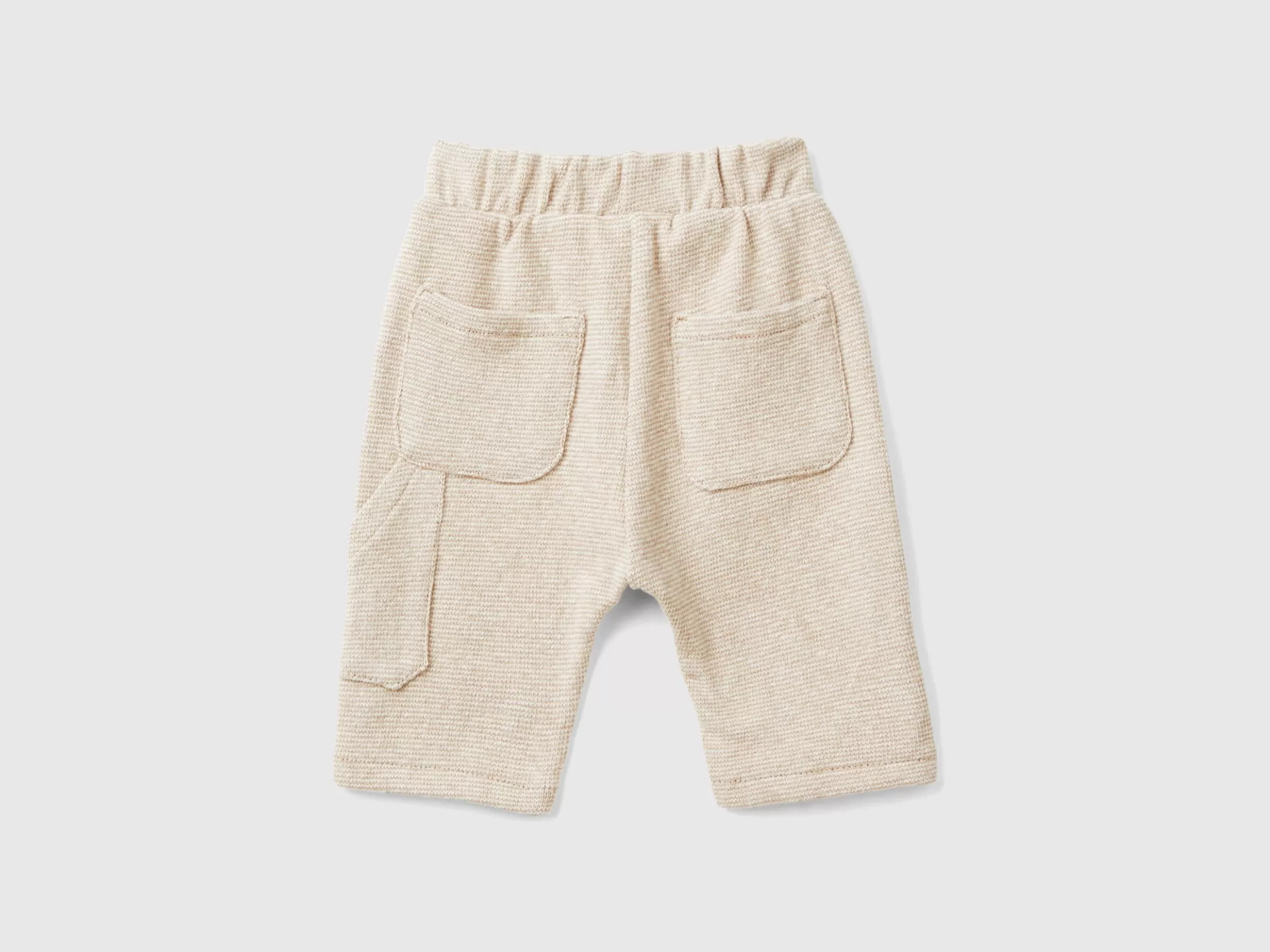 United Colors of Benetton Trousers in recycled cotton blend
