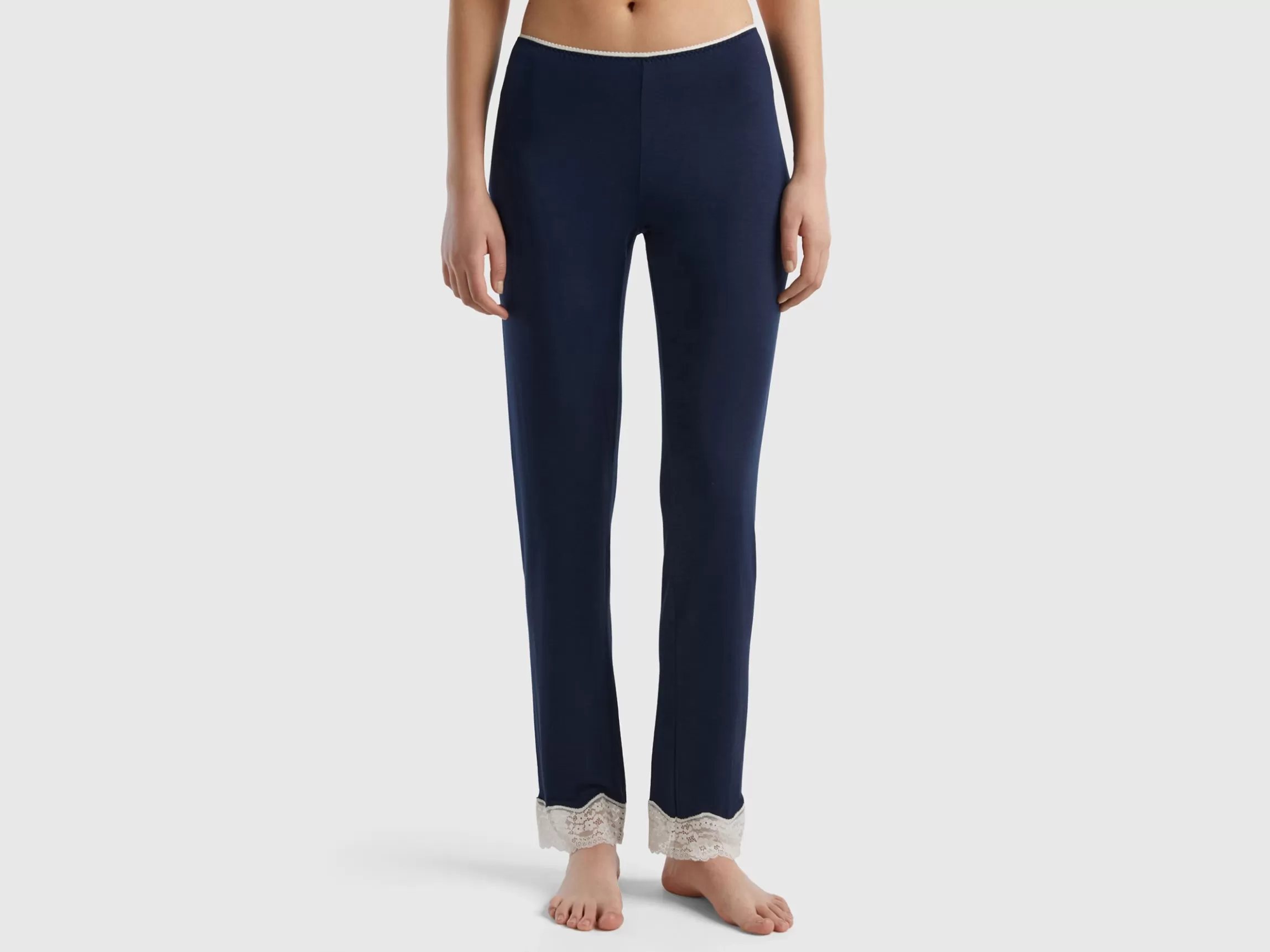 United Colors of Benetton Trousers with lace details