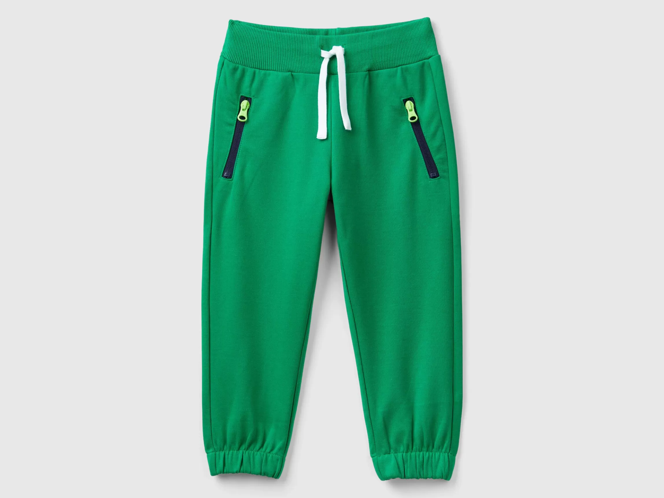 United Colors of Benetton Trousers with print and drawstring