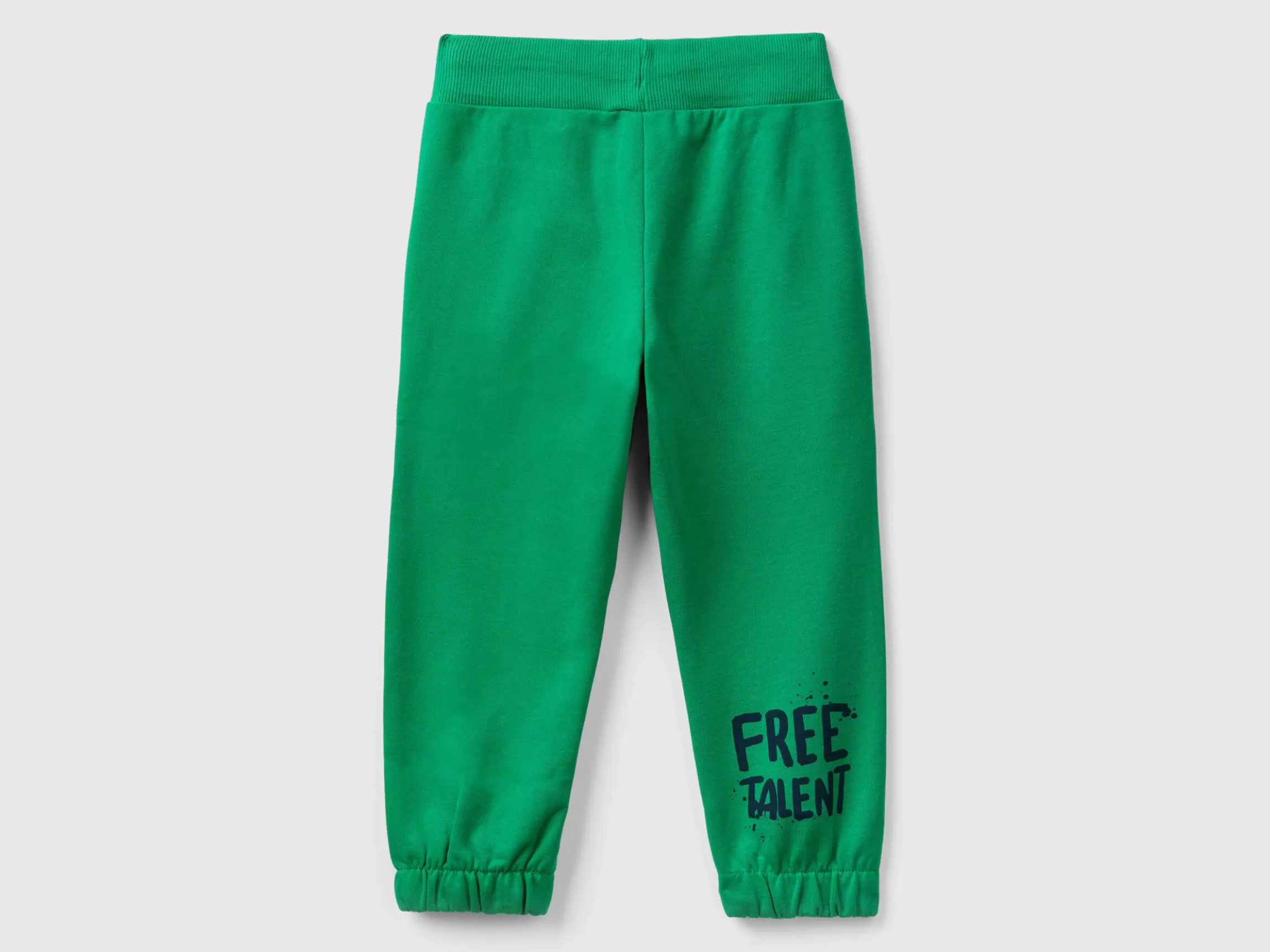 United Colors of Benetton Trousers with print and drawstring