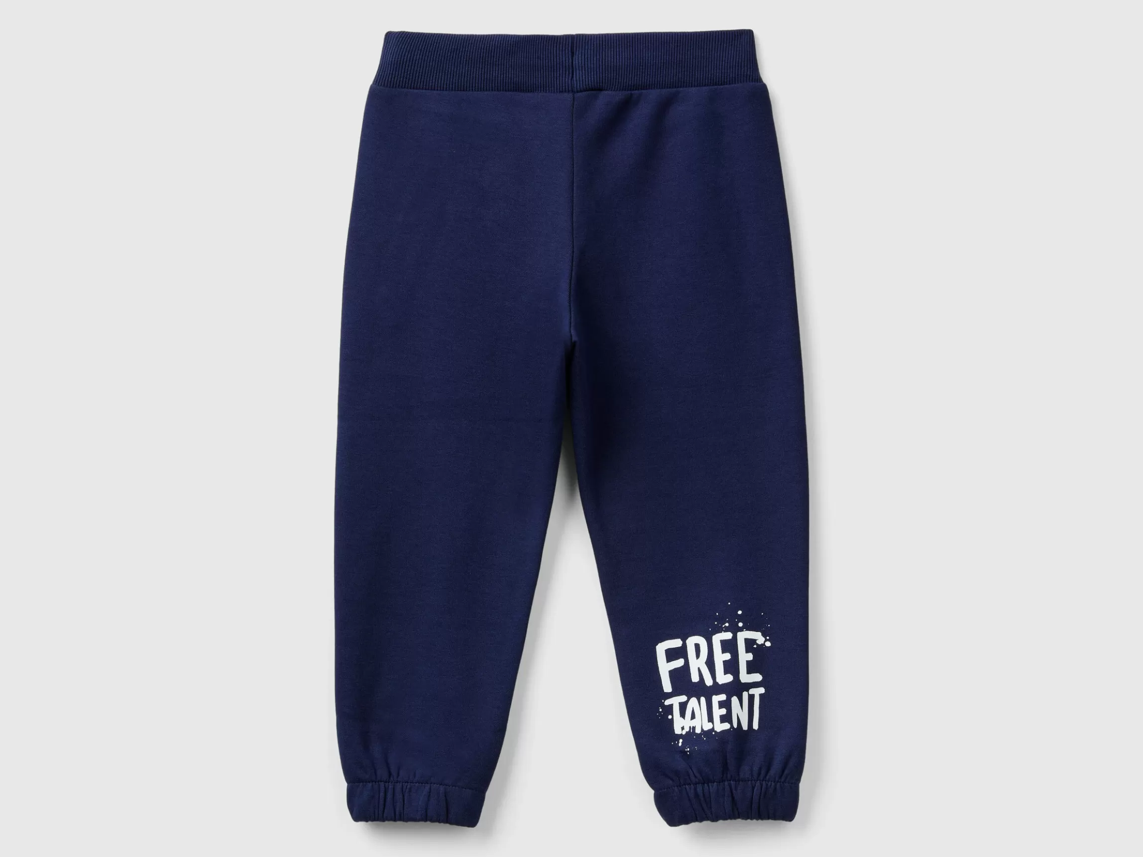 United Colors of Benetton Trousers with print and drawstring