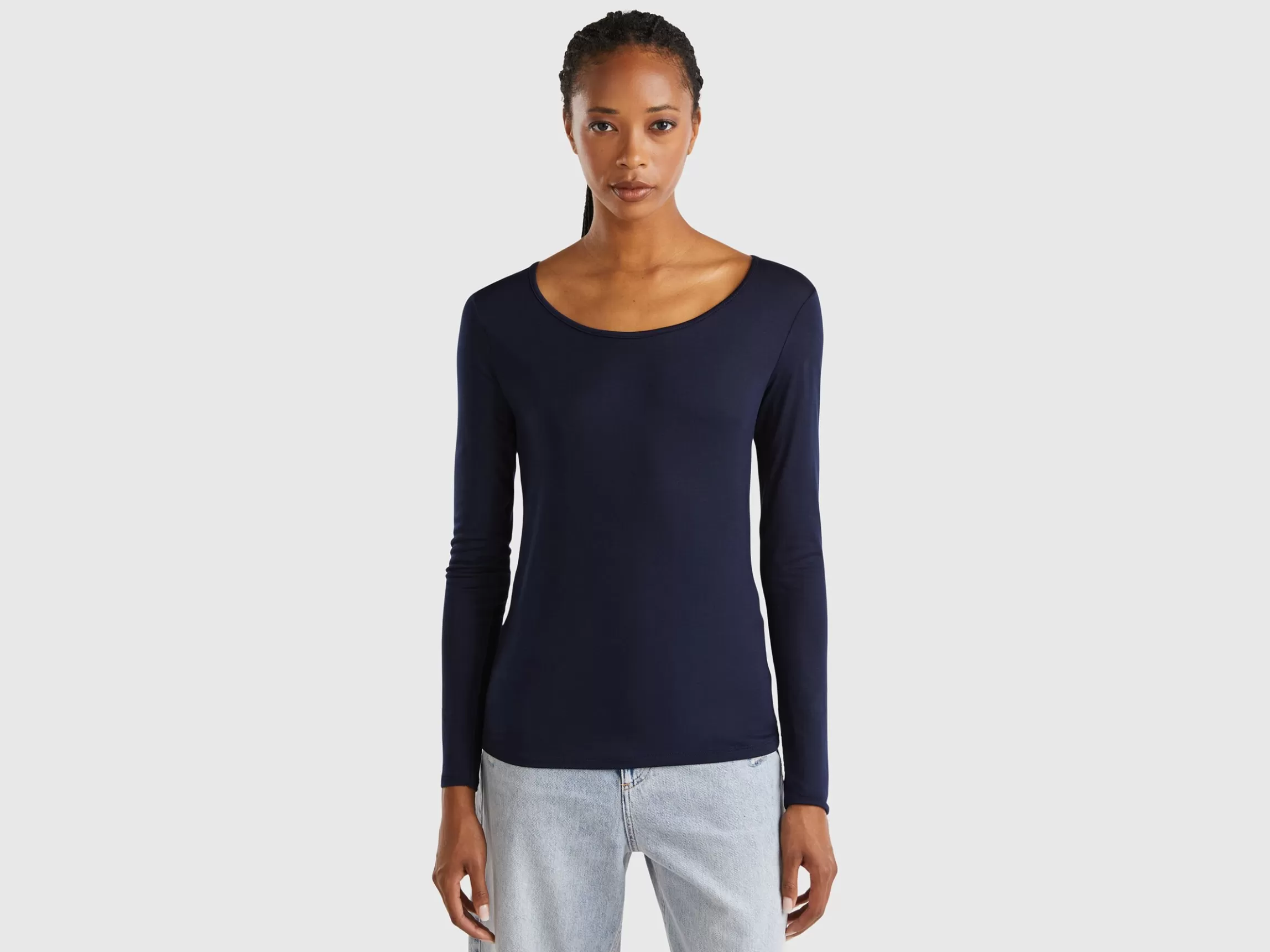 United Colors of Benetton T-shirt in stretch viscose