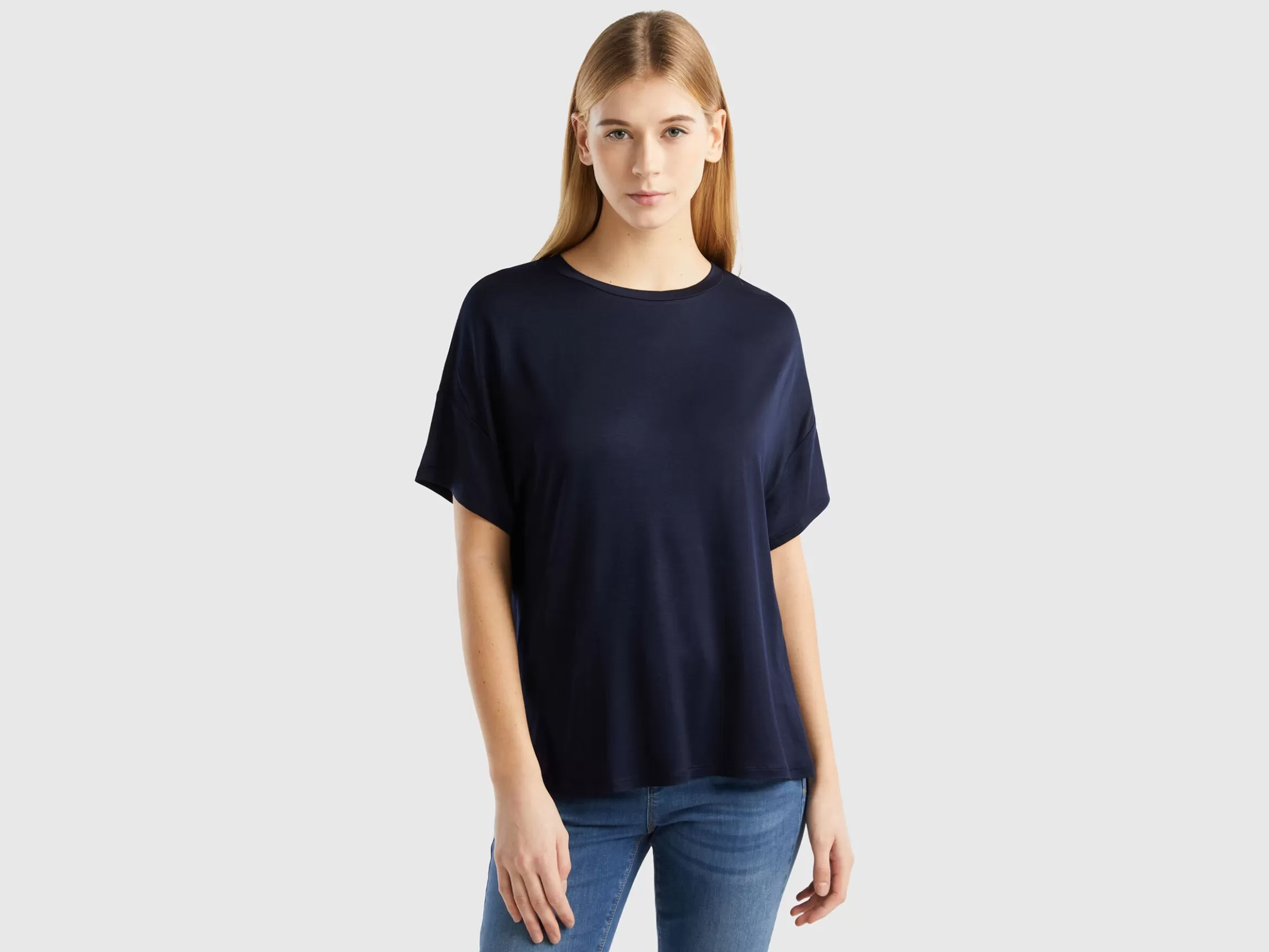 United Colors of Benetton T-shirt in stretch viscose