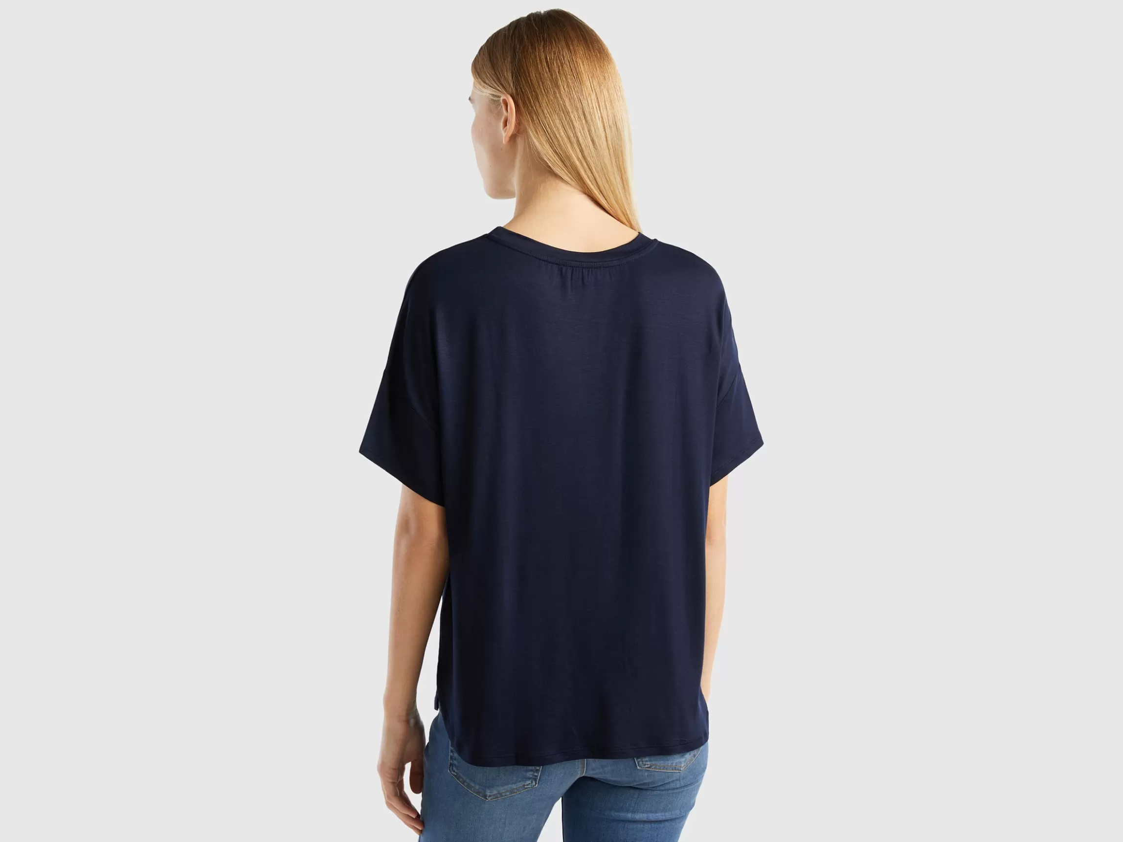 United Colors of Benetton T-shirt in stretch viscose