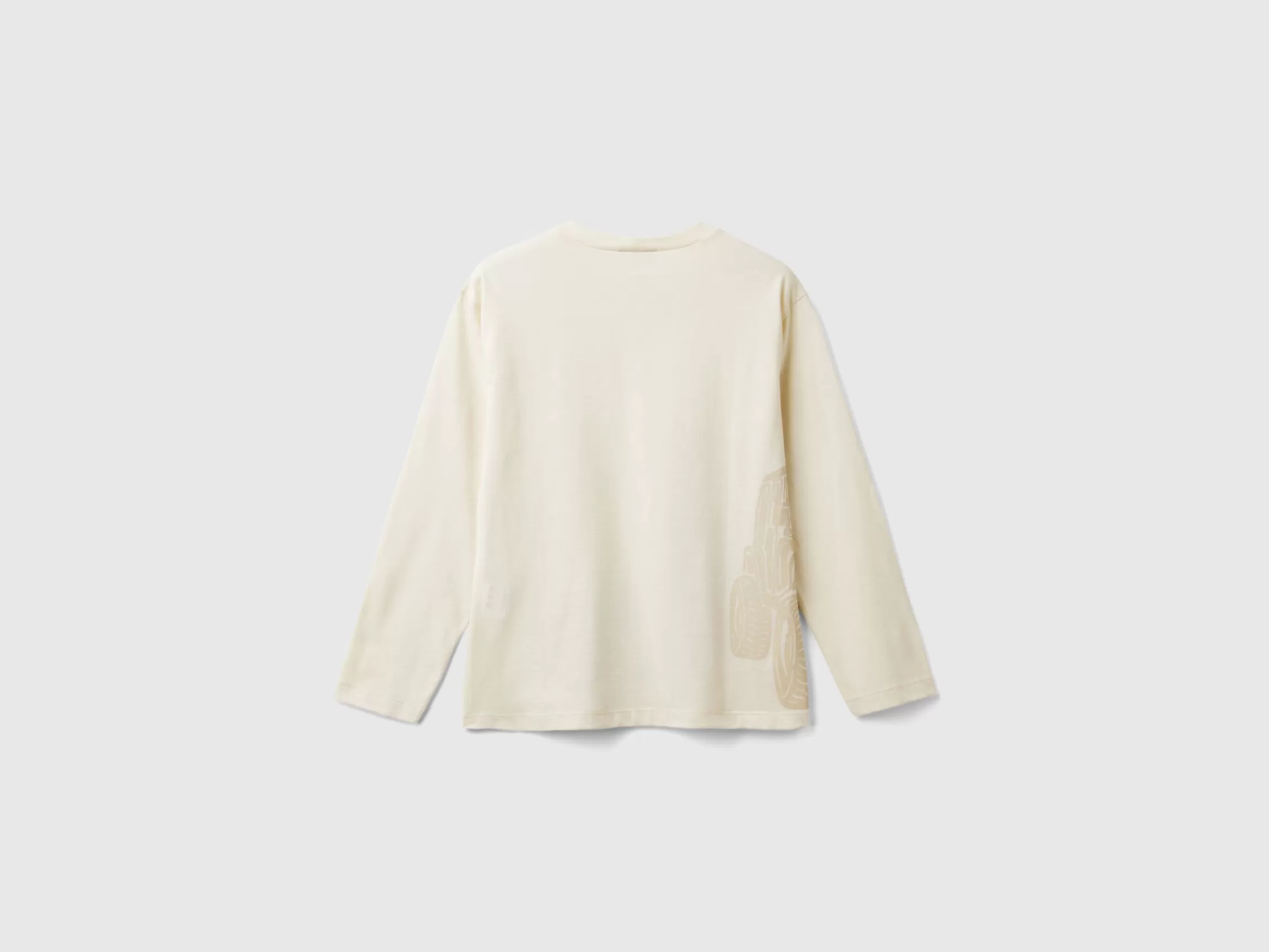 United Colors of Benetton T-shirt in warm cotton with front and back print