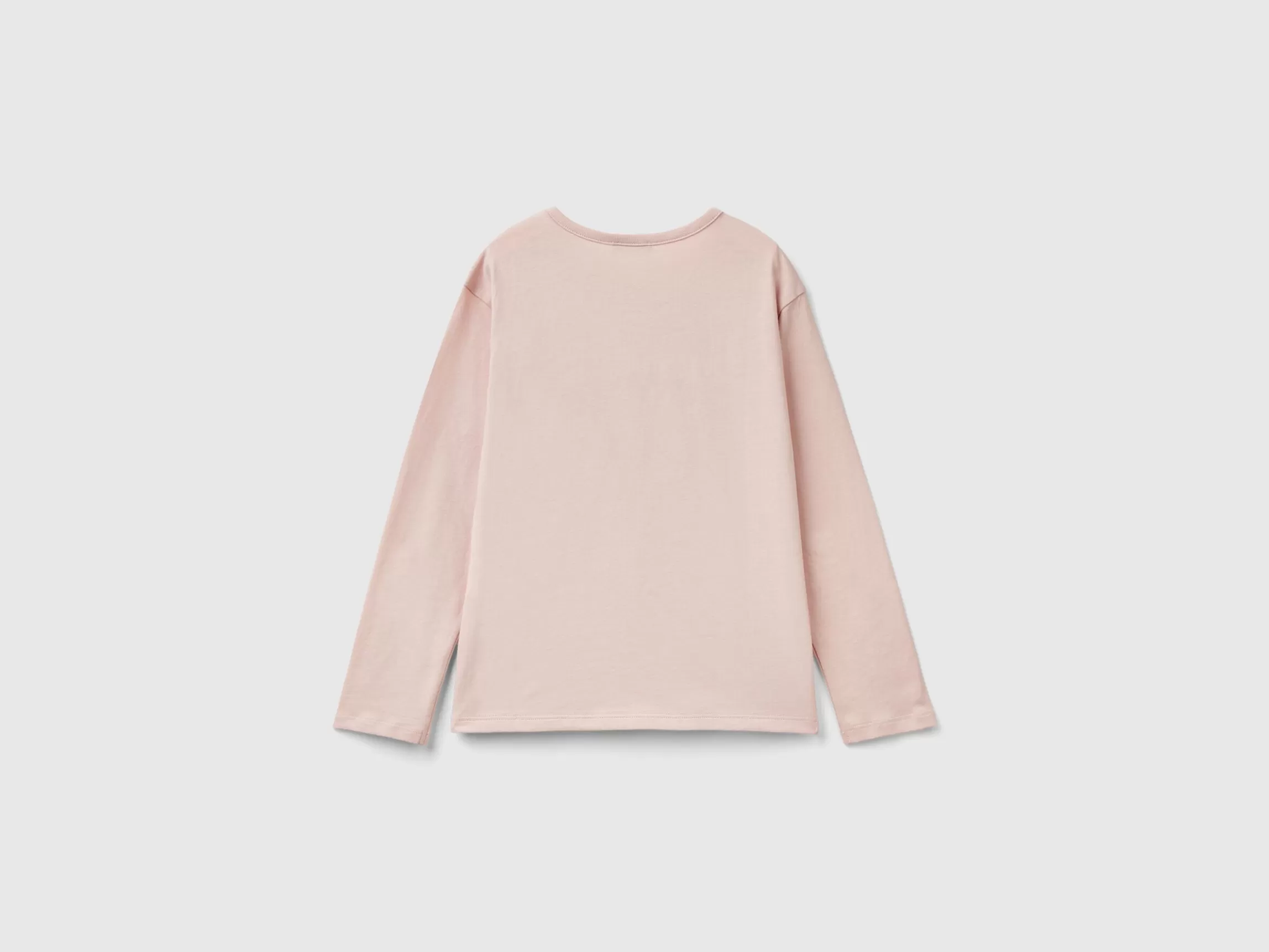 United Colors of Benetton T-shirt in warm organic cotton with sequins