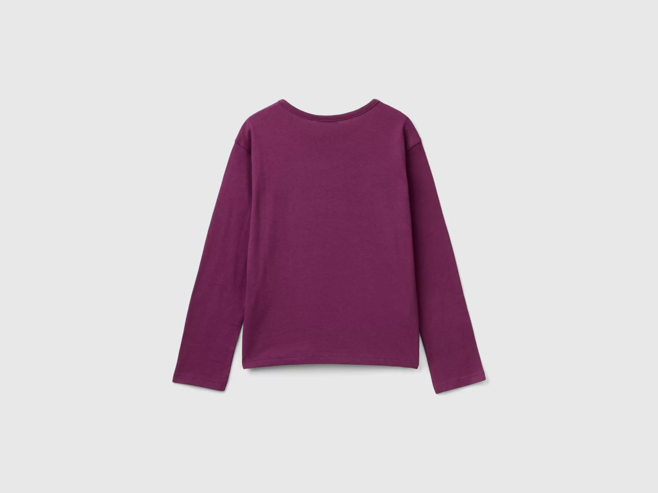 United Colors of Benetton T-shirt in warm organic cotton with sequins