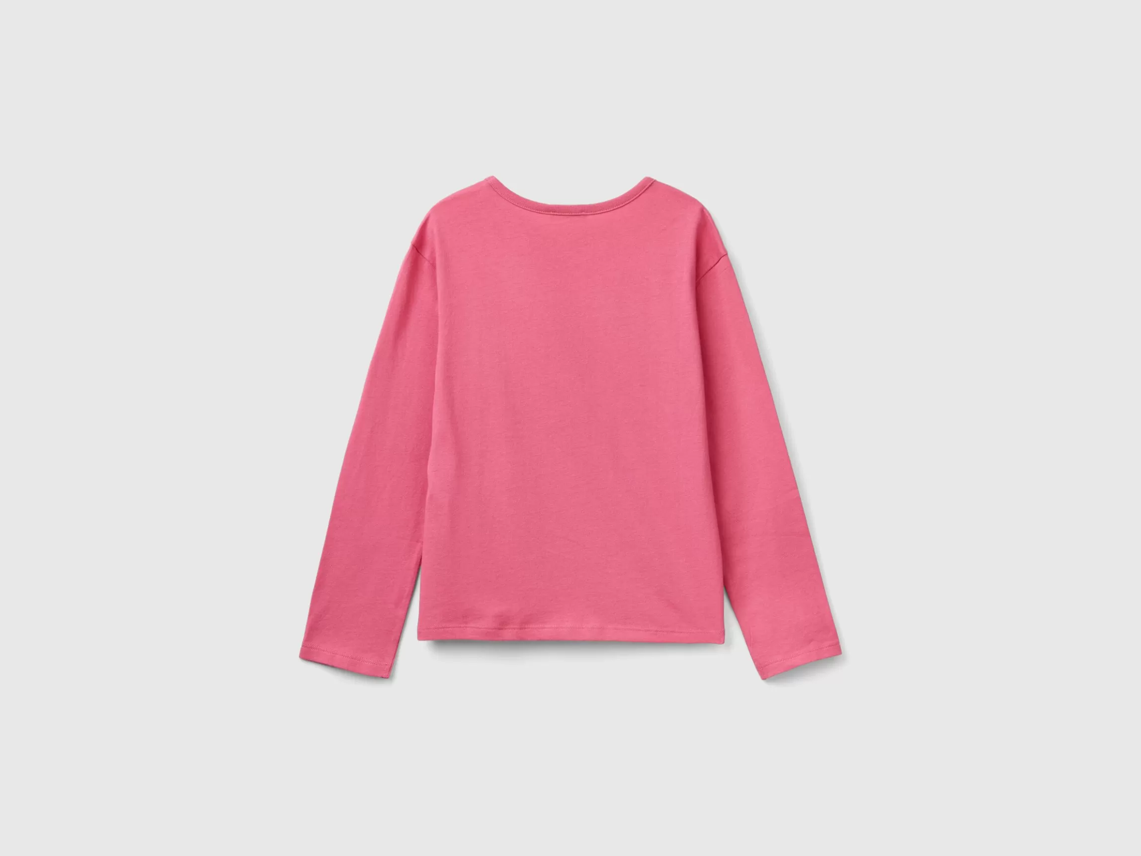 United Colors of Benetton T-shirt in warm organic cotton with sequins