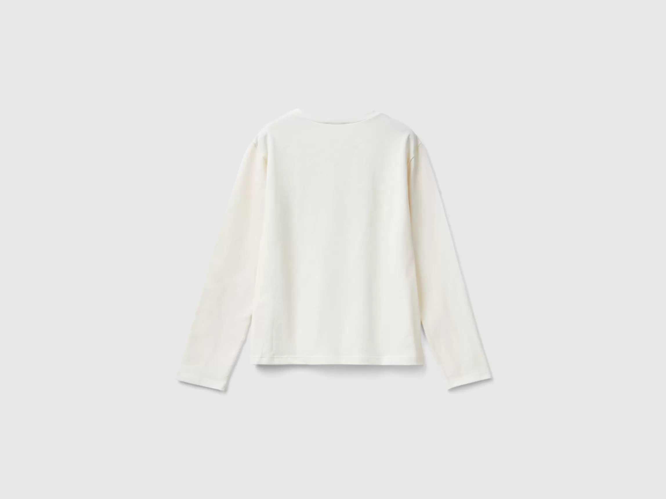 United Colors of Benetton T-shirt with cut-out hearts