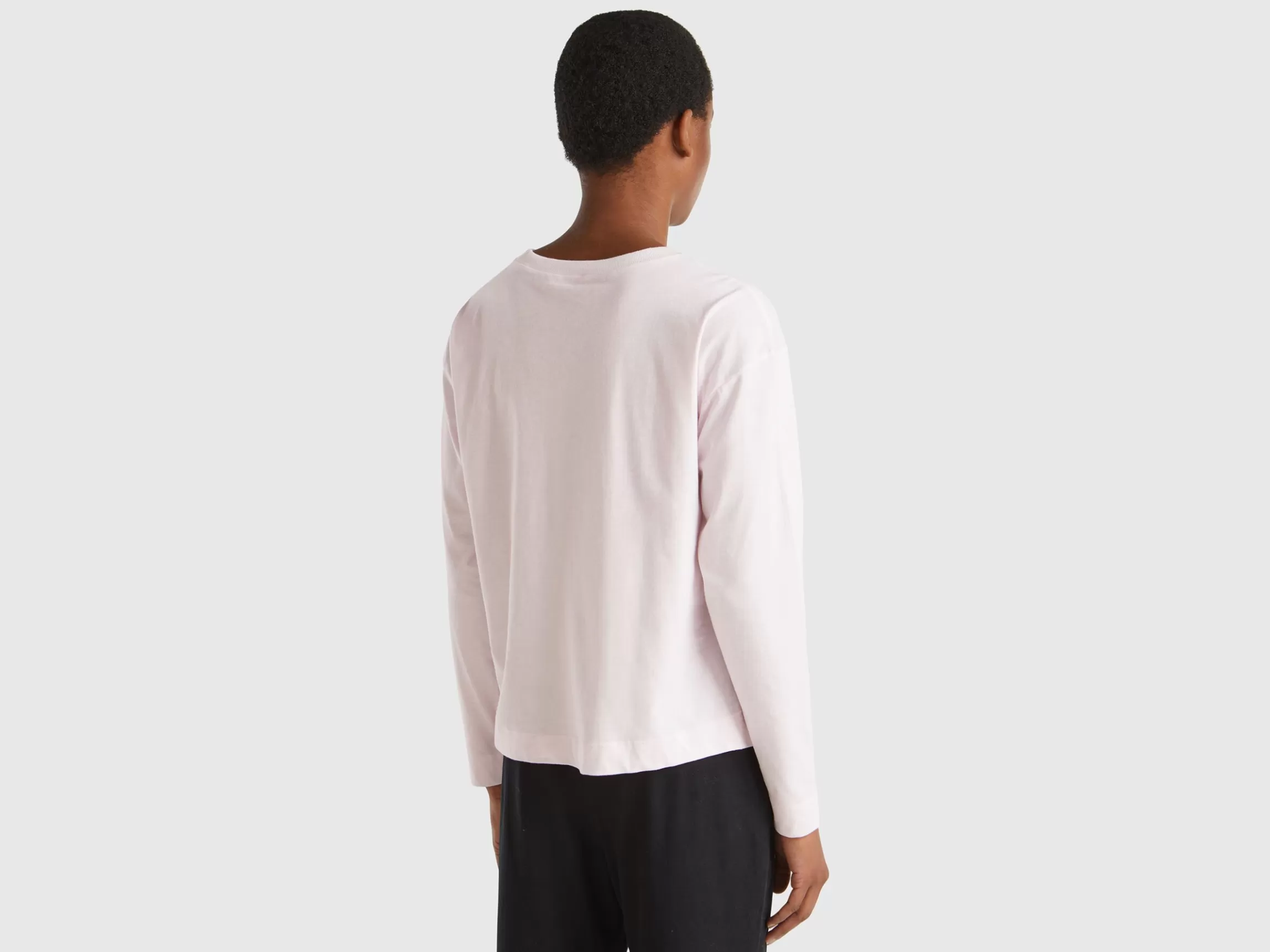 United Colors of Benetton T-shirt with embroidery in long fiber cotton