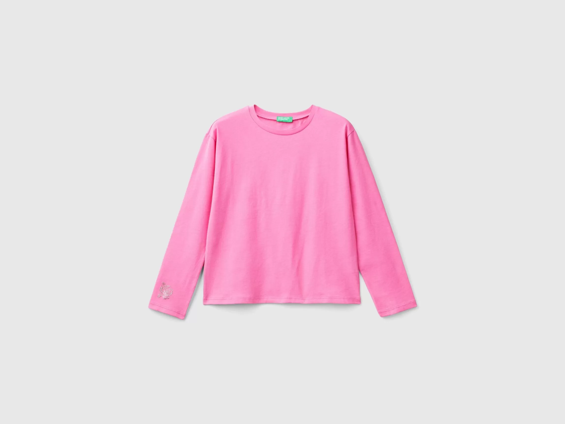 United Colors of Benetton T-shirt with glittery print