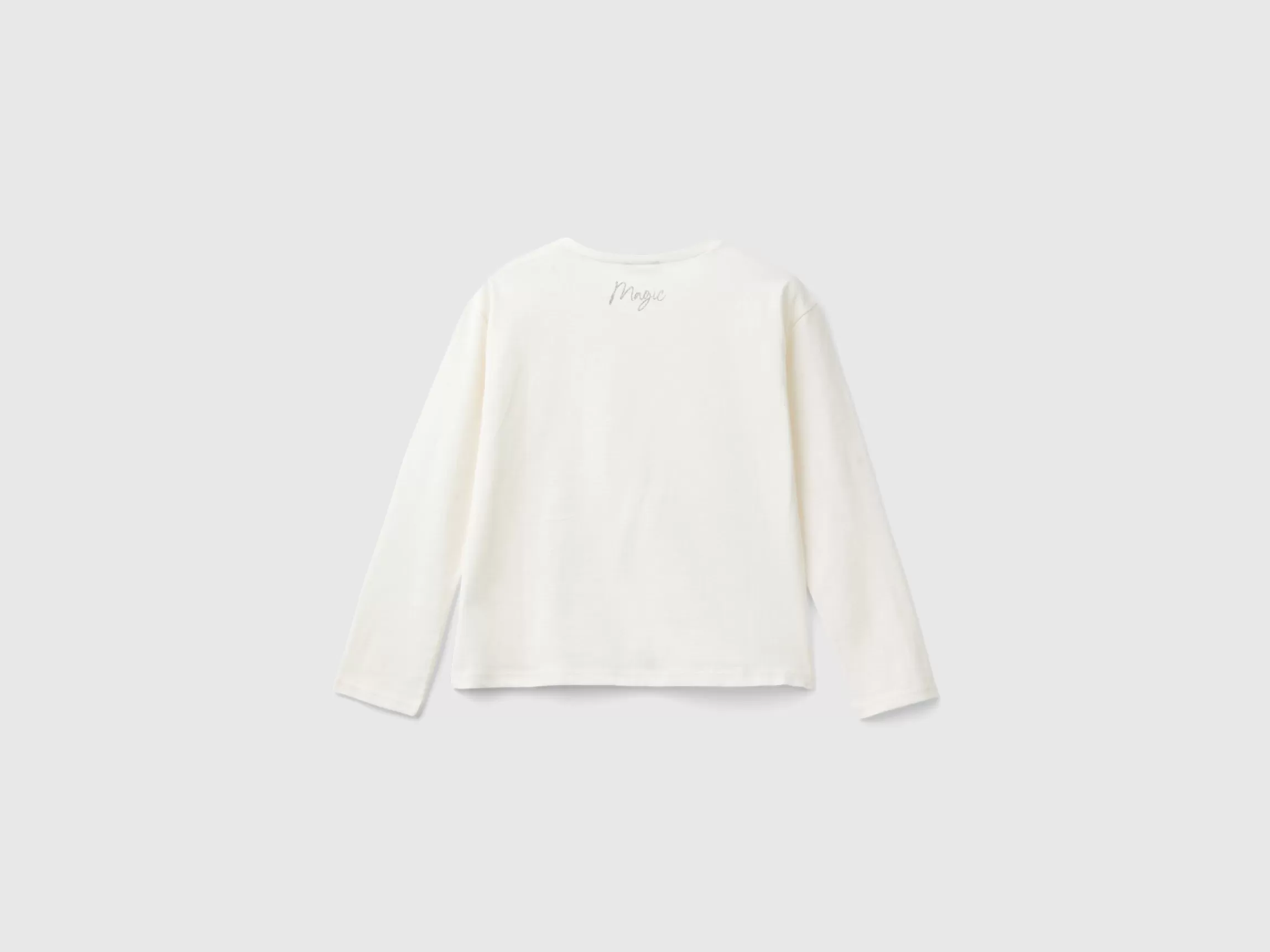United Colors of Benetton T-shirt with glittery print