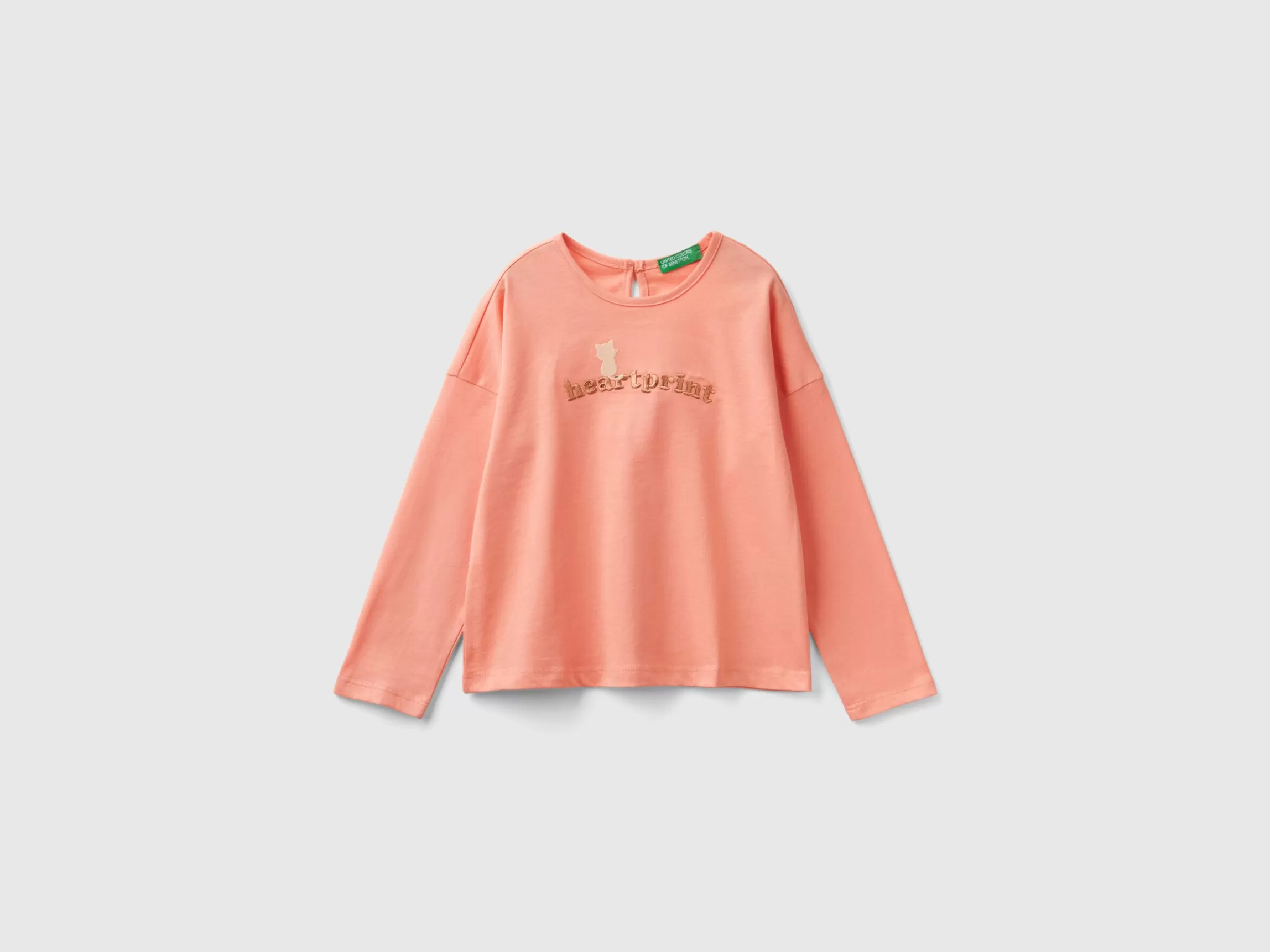 United Colors of Benetton T-shirt with kitten print