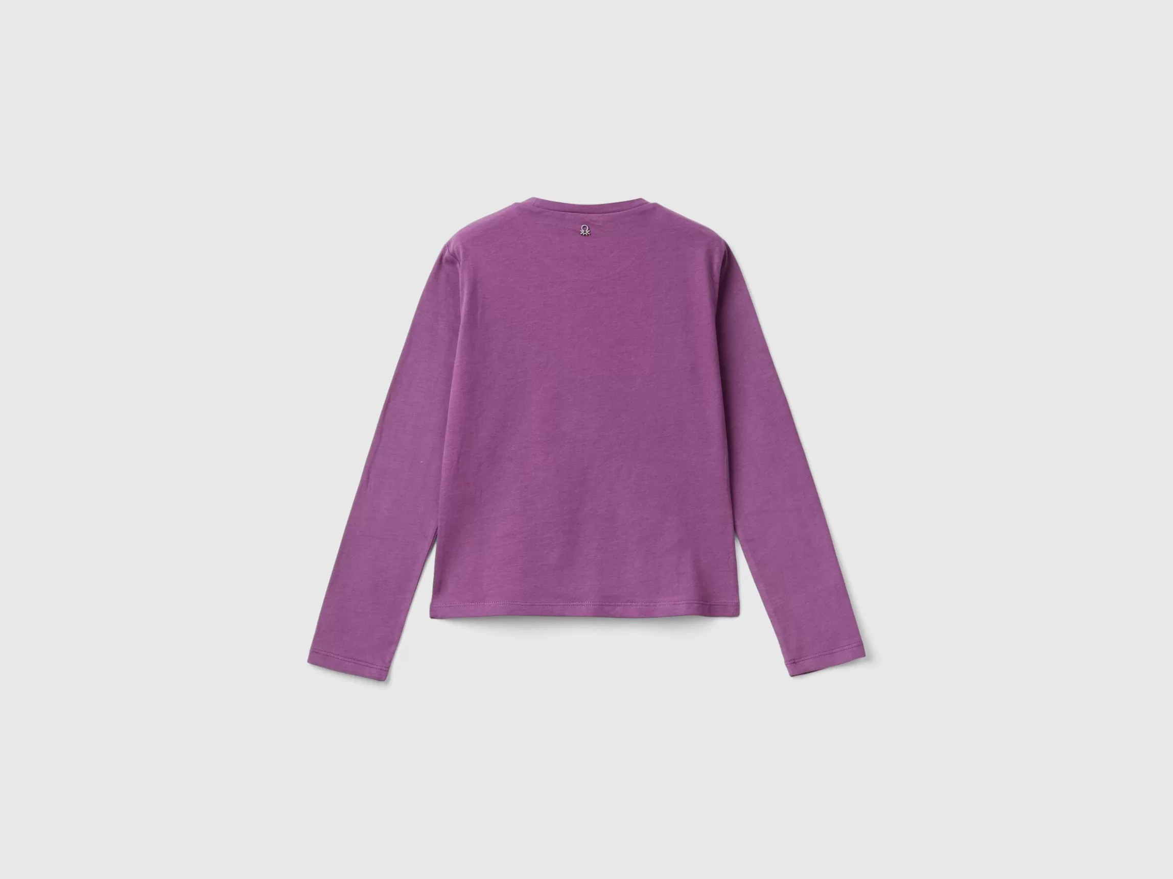 United Colors of Benetton T-shirt with lurex embroidery