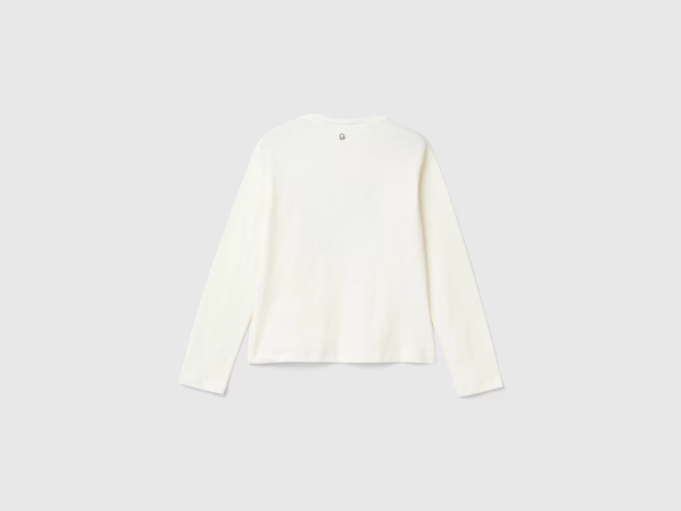 United Colors of Benetton T-shirt with lurex embroidery