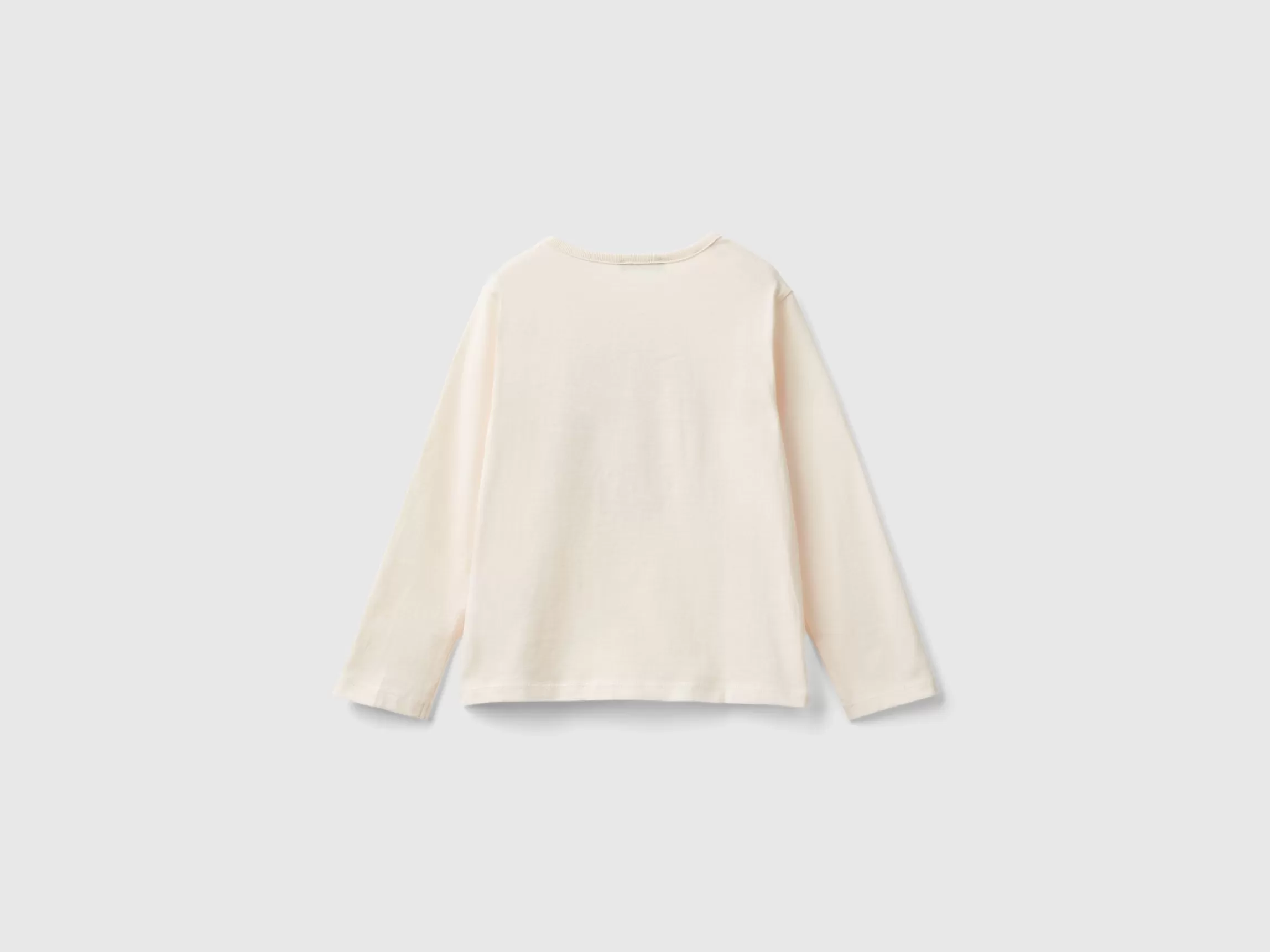 United Colors of Benetton T-shirt with petal effect applique