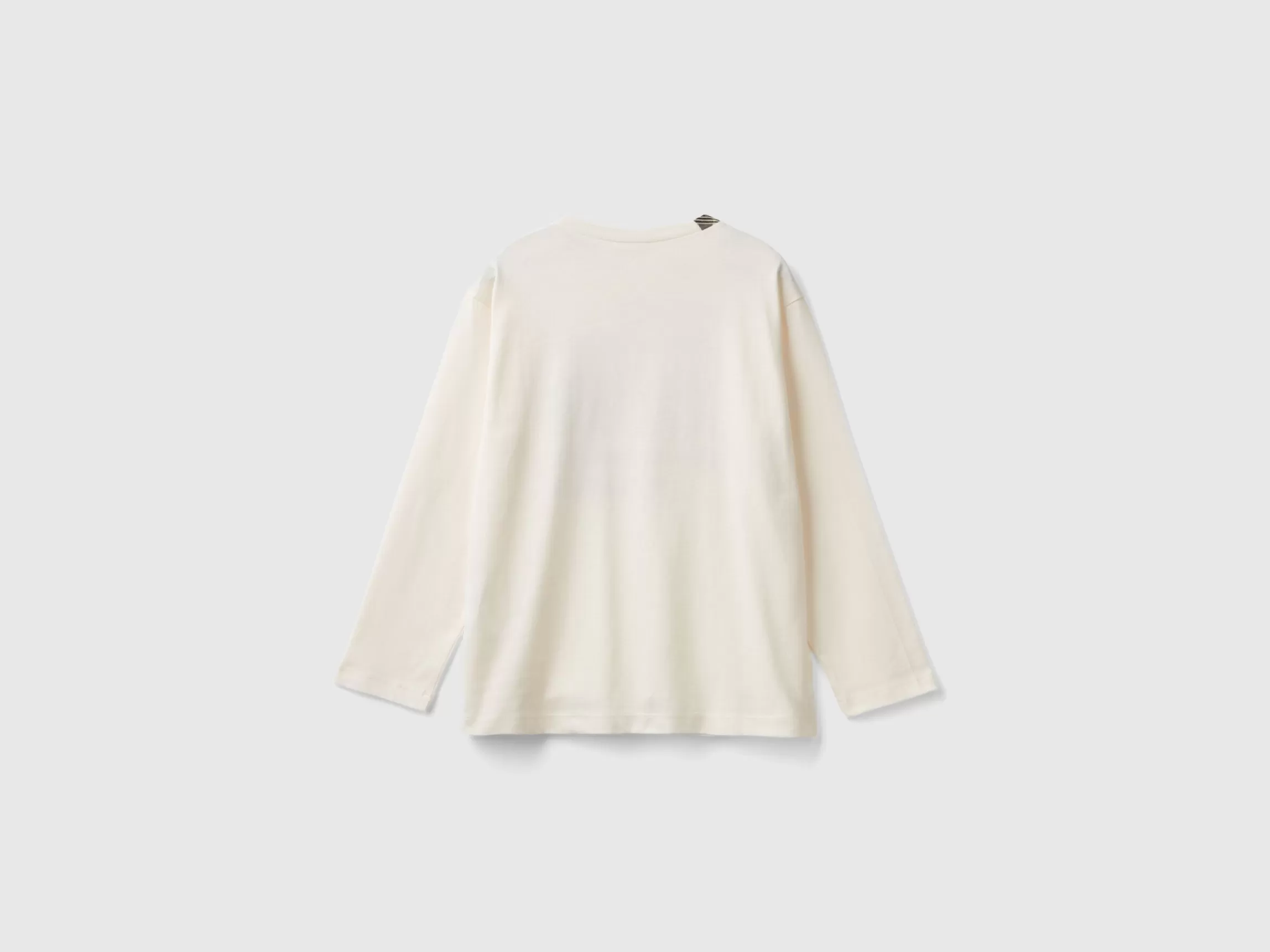 United Colors of Benetton T-shirt with photographic print in organic cotton