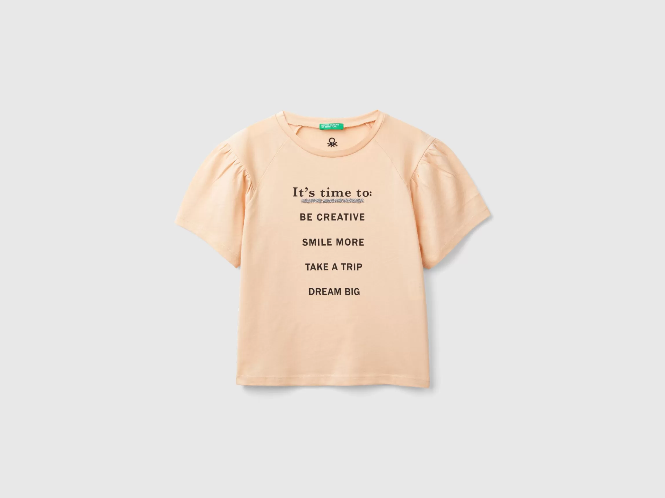 United Colors of Benetton T-shirt with print and applique