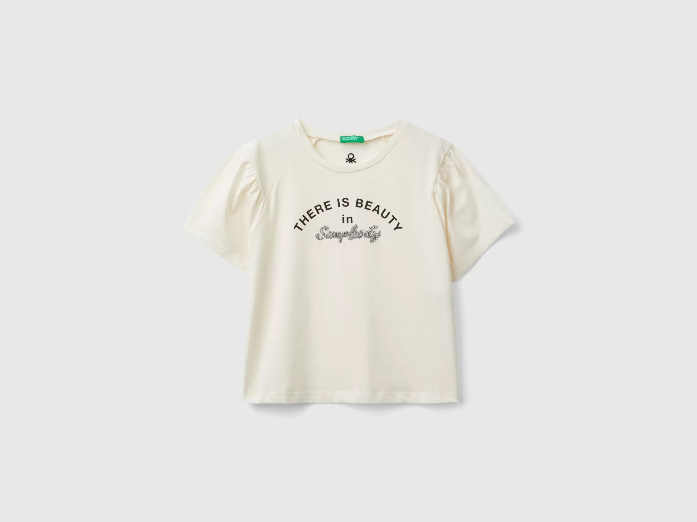 United Colors of Benetton T-shirt with print and applique
