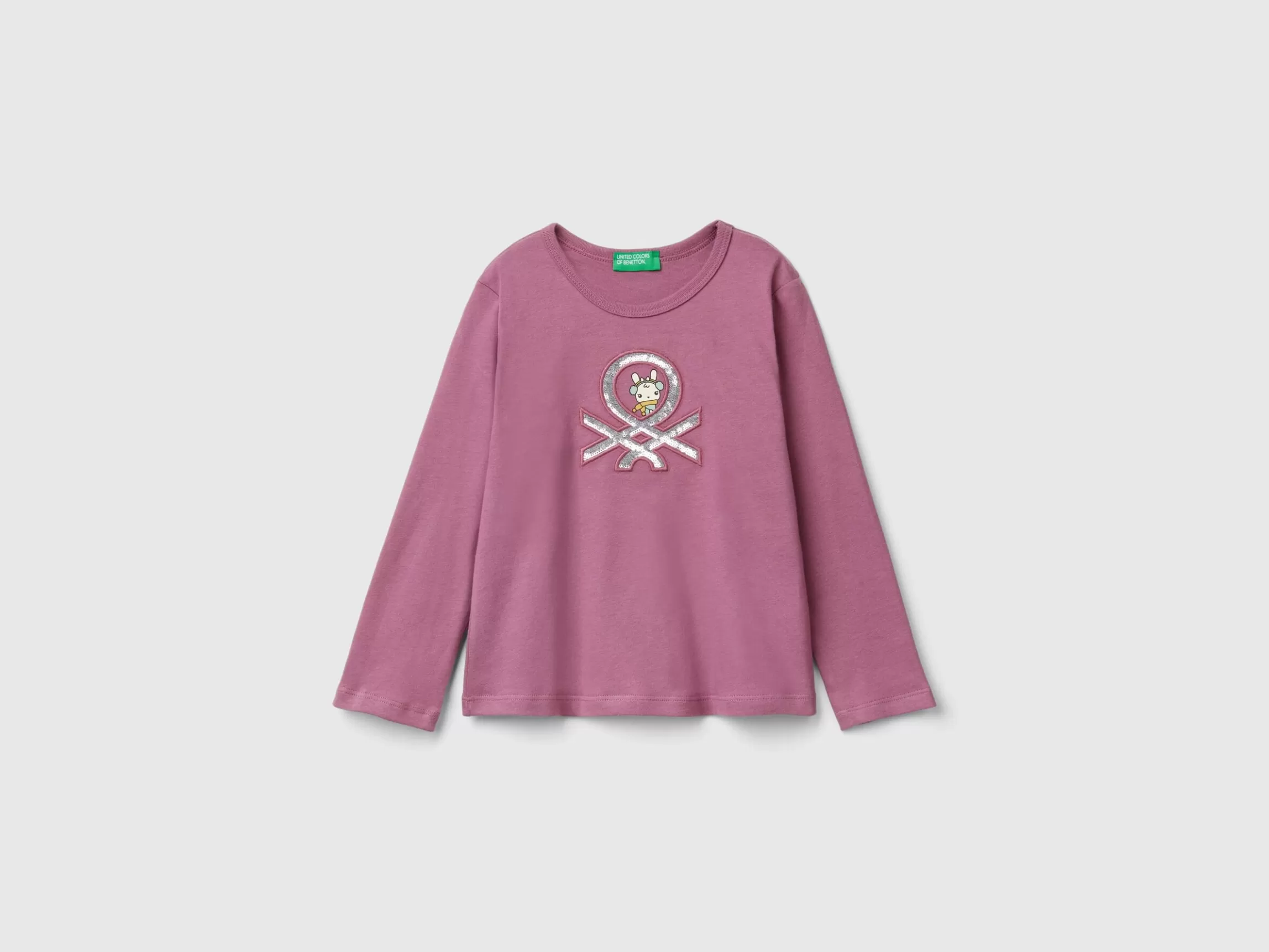 United Colors of Benetton T-shirt with print and sequins