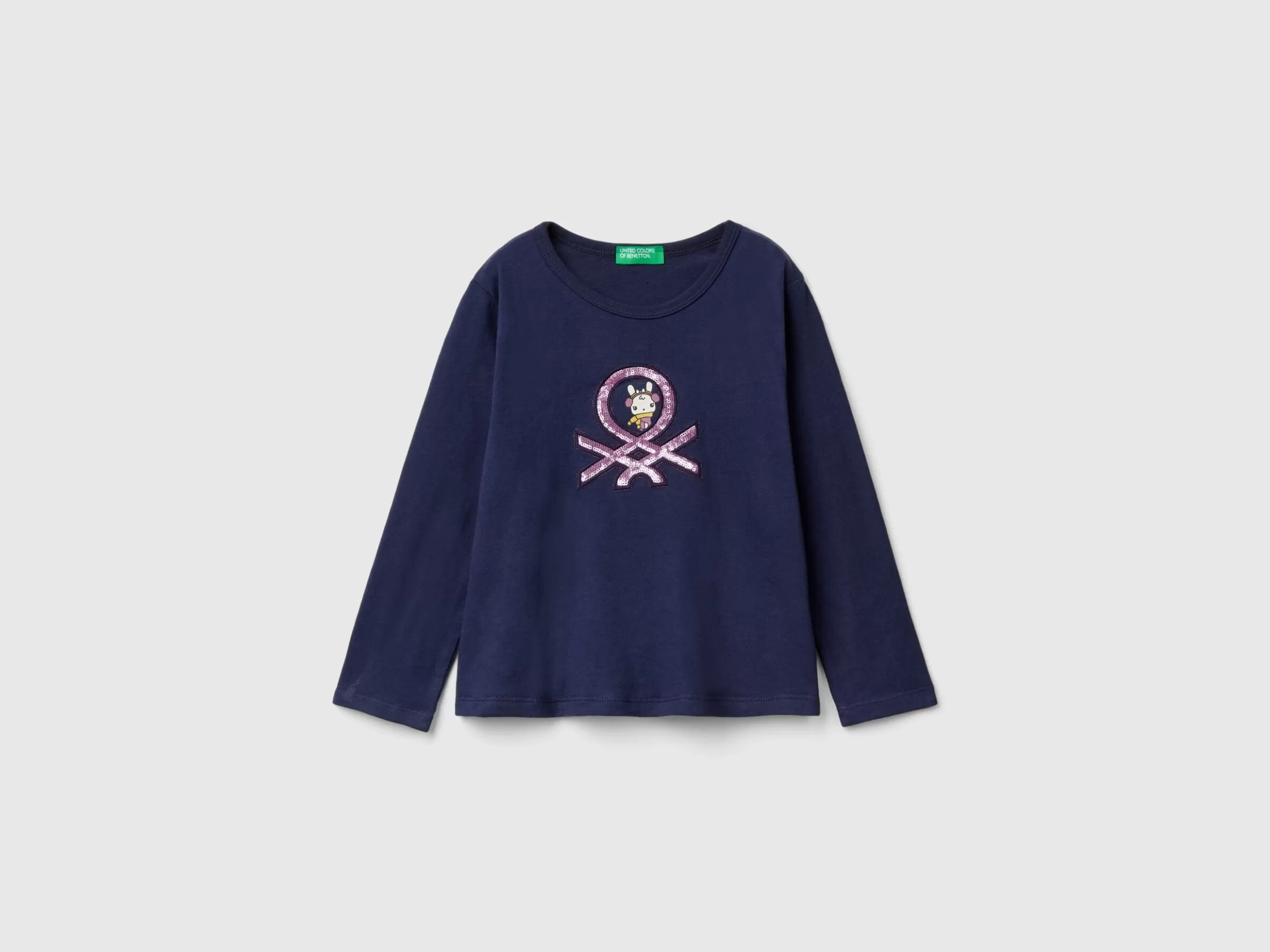United Colors of Benetton T-shirt with print and sequins