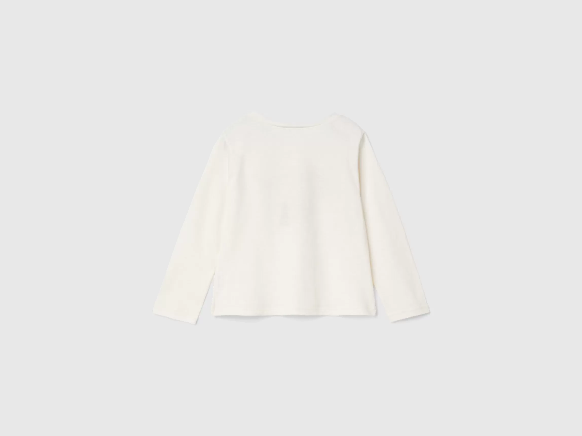 United Colors of Benetton T-shirt with print and tulle applique