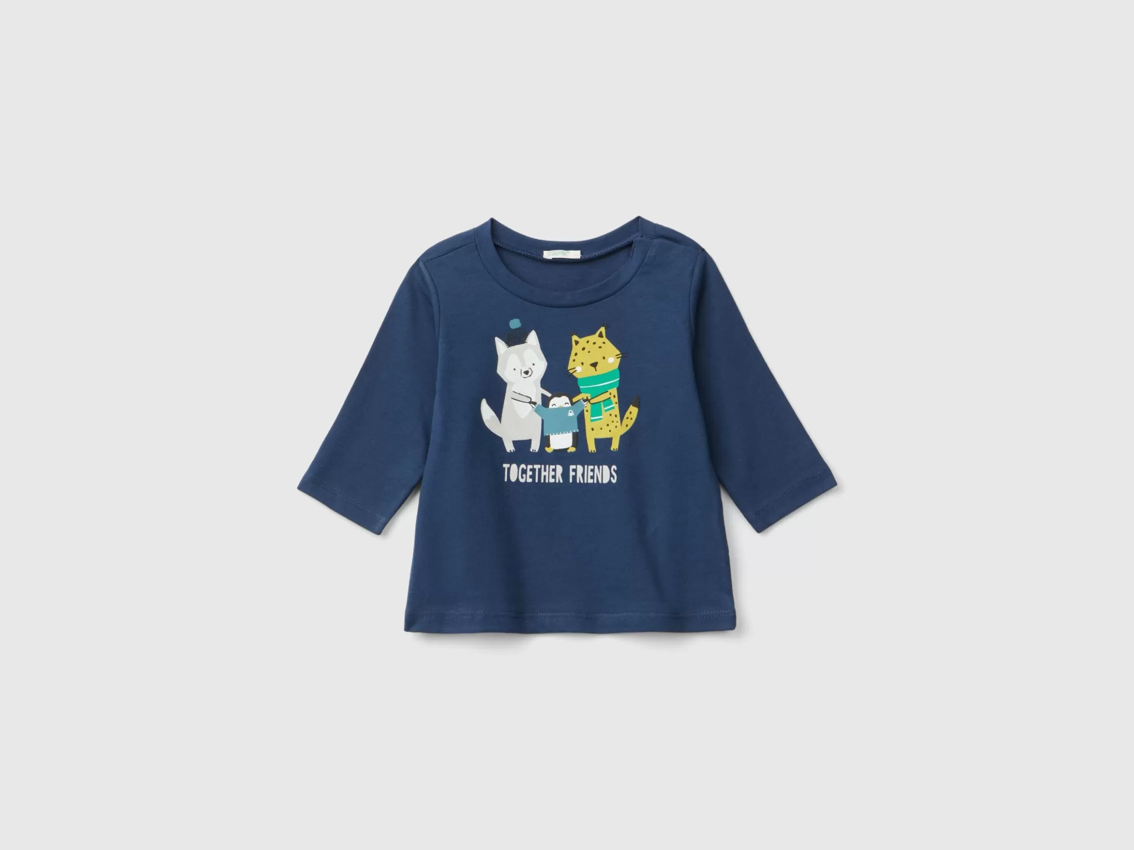 United Colors of Benetton T-shirt with print in warm organic cotton