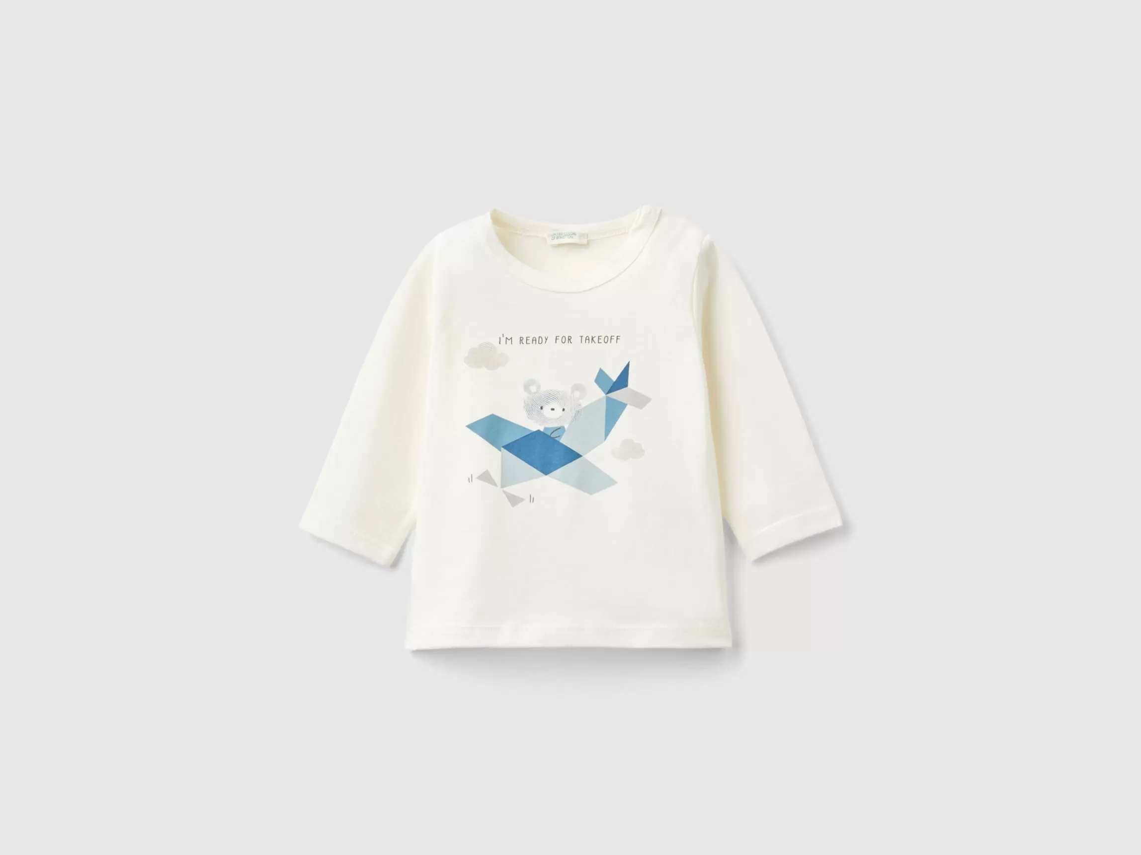 United Colors of Benetton T-shirt with print in warm organic cotton